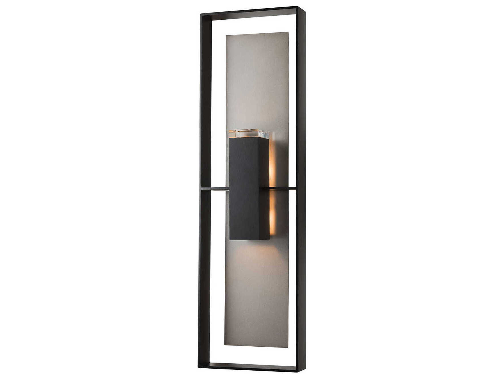 Hubbardton Forge Shadow Box 2-Light Outdoor Wall Light