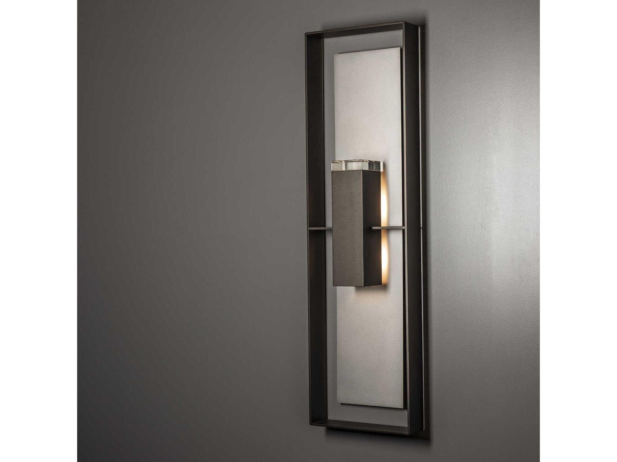 Hubbardton Forge Shadow Box 2-Light Outdoor Wall Light