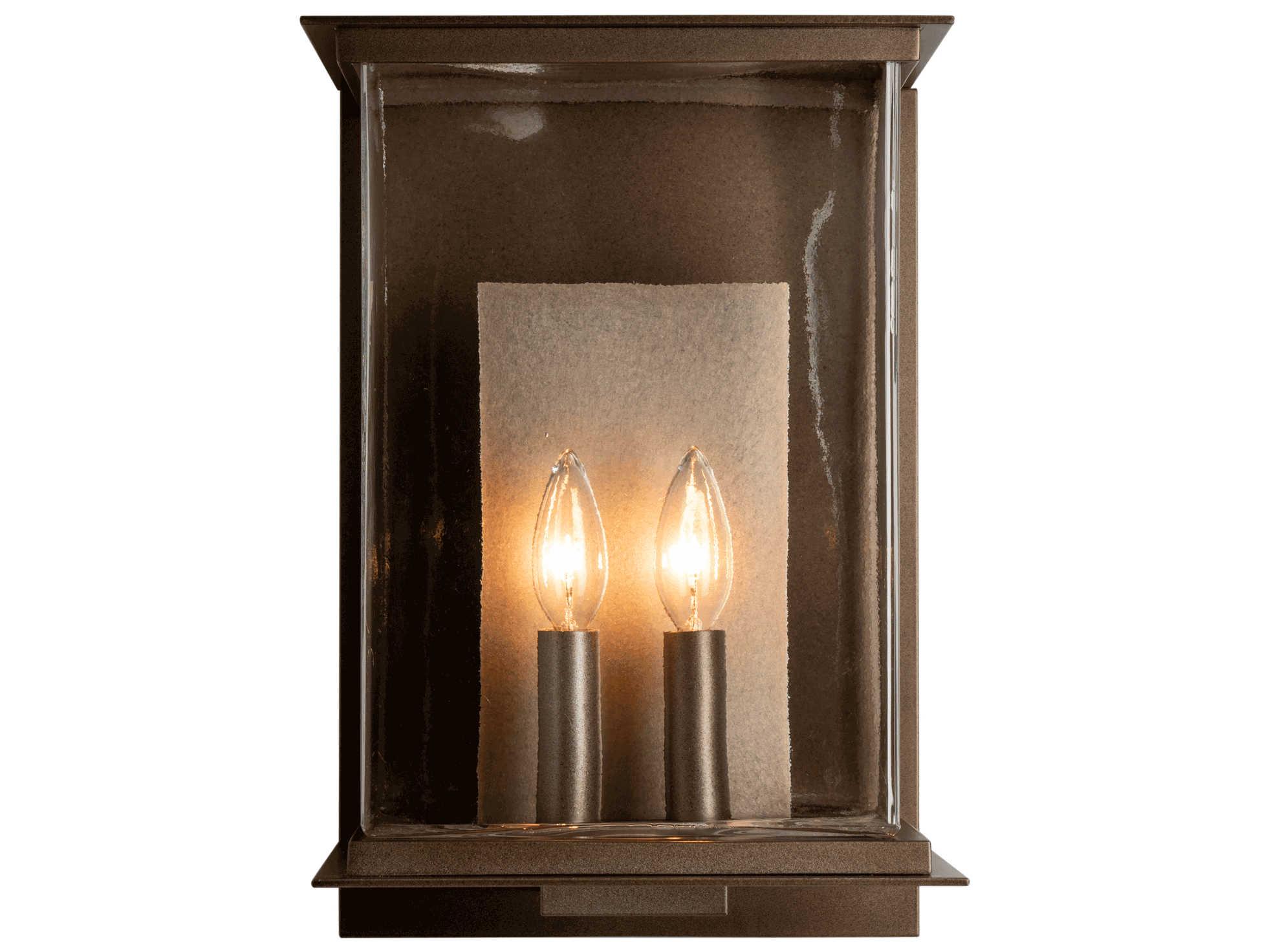 Hubbardton Forge Kingston 2 - Light Glass Outdoor Wall Light