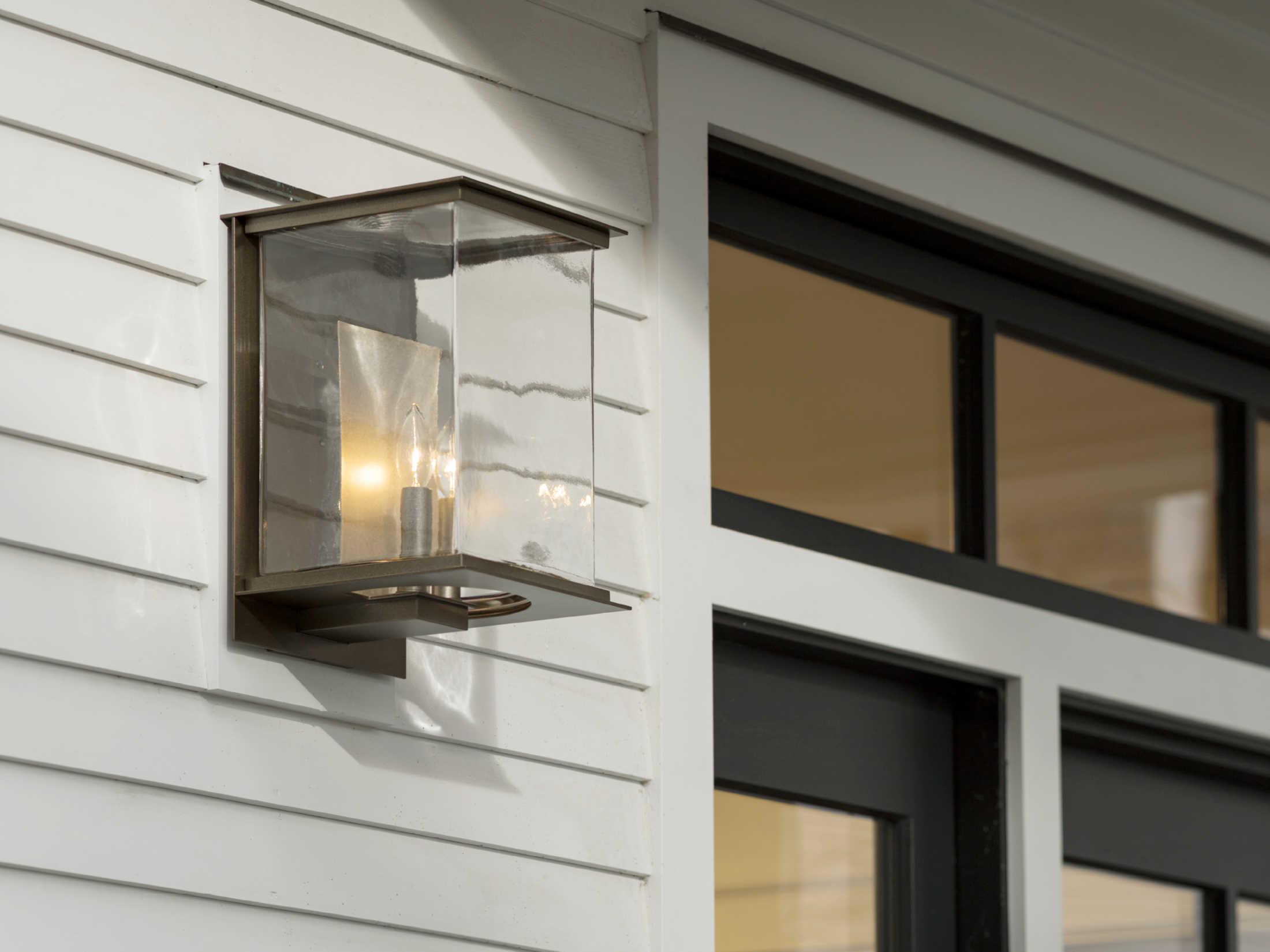 Hubbardton Forge Kingston 2 - Light Glass Outdoor Wall Light