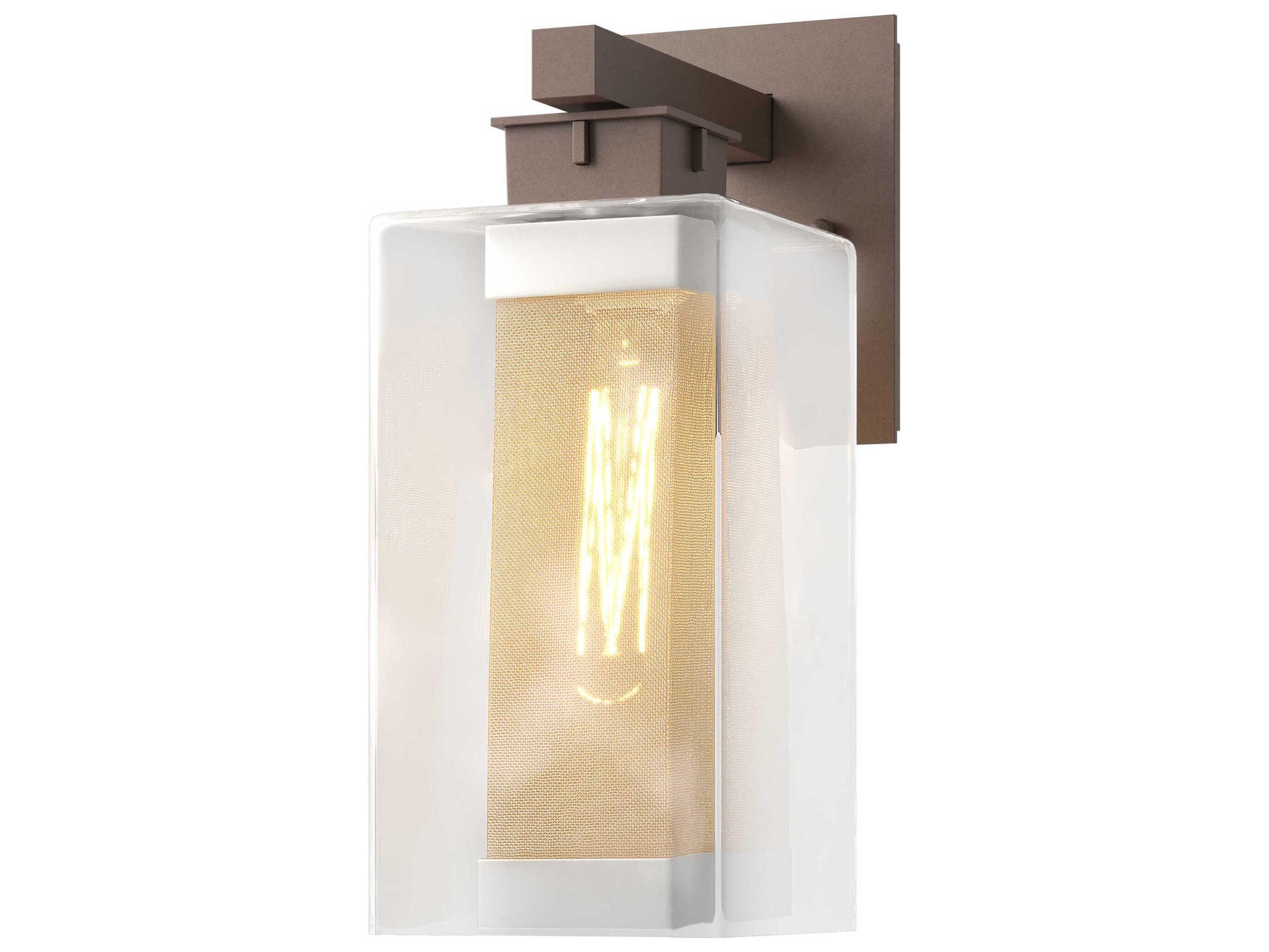 Hubbardton Forge Polaris 1 - Light Glass Outdoor Wall Light
