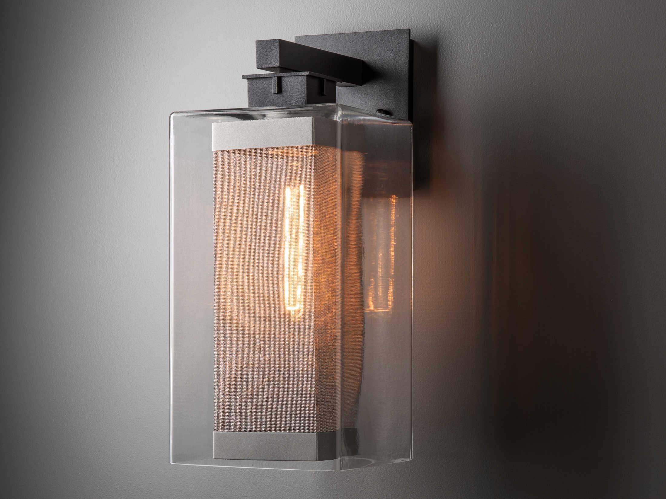 Hubbardton Forge Polaris 1 - Light Glass Outdoor Wall Light