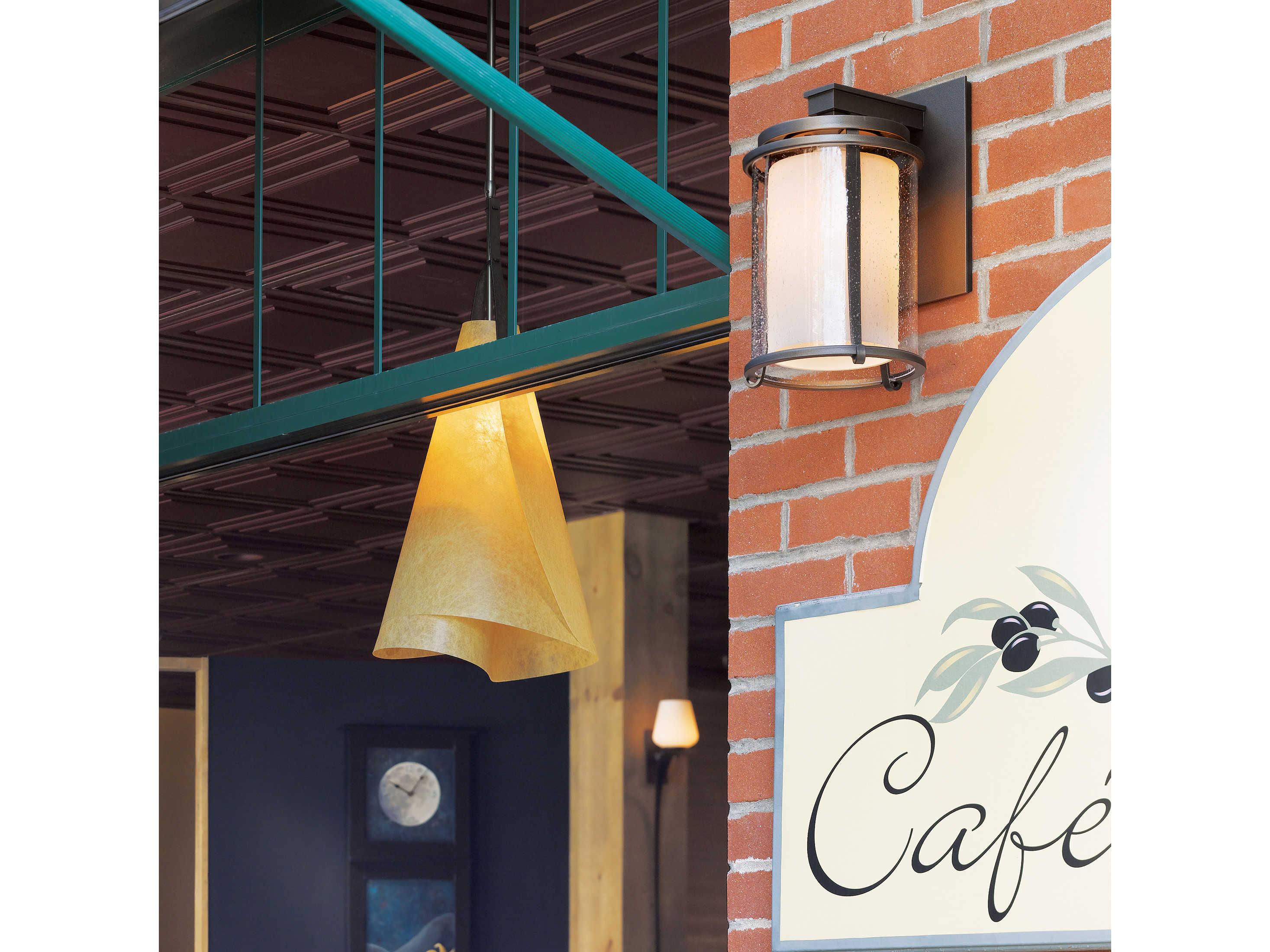 Hubbardton Forge Meridian 1 - Light Incandescent Outdoor Wall Light