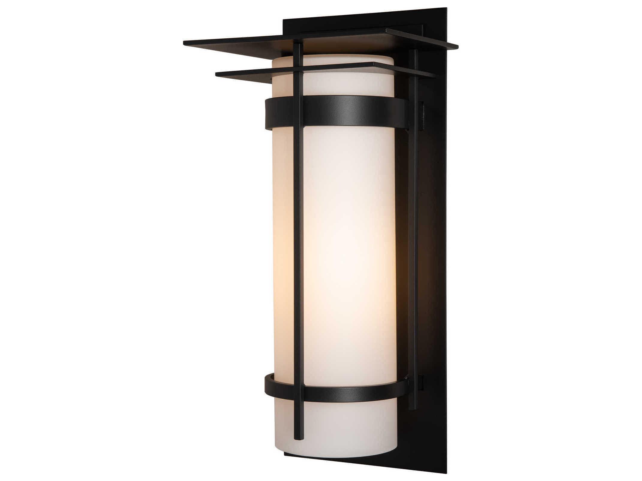 Hubbardton Forge Banded 1 - Light Incandescent Outdoor Wall Light