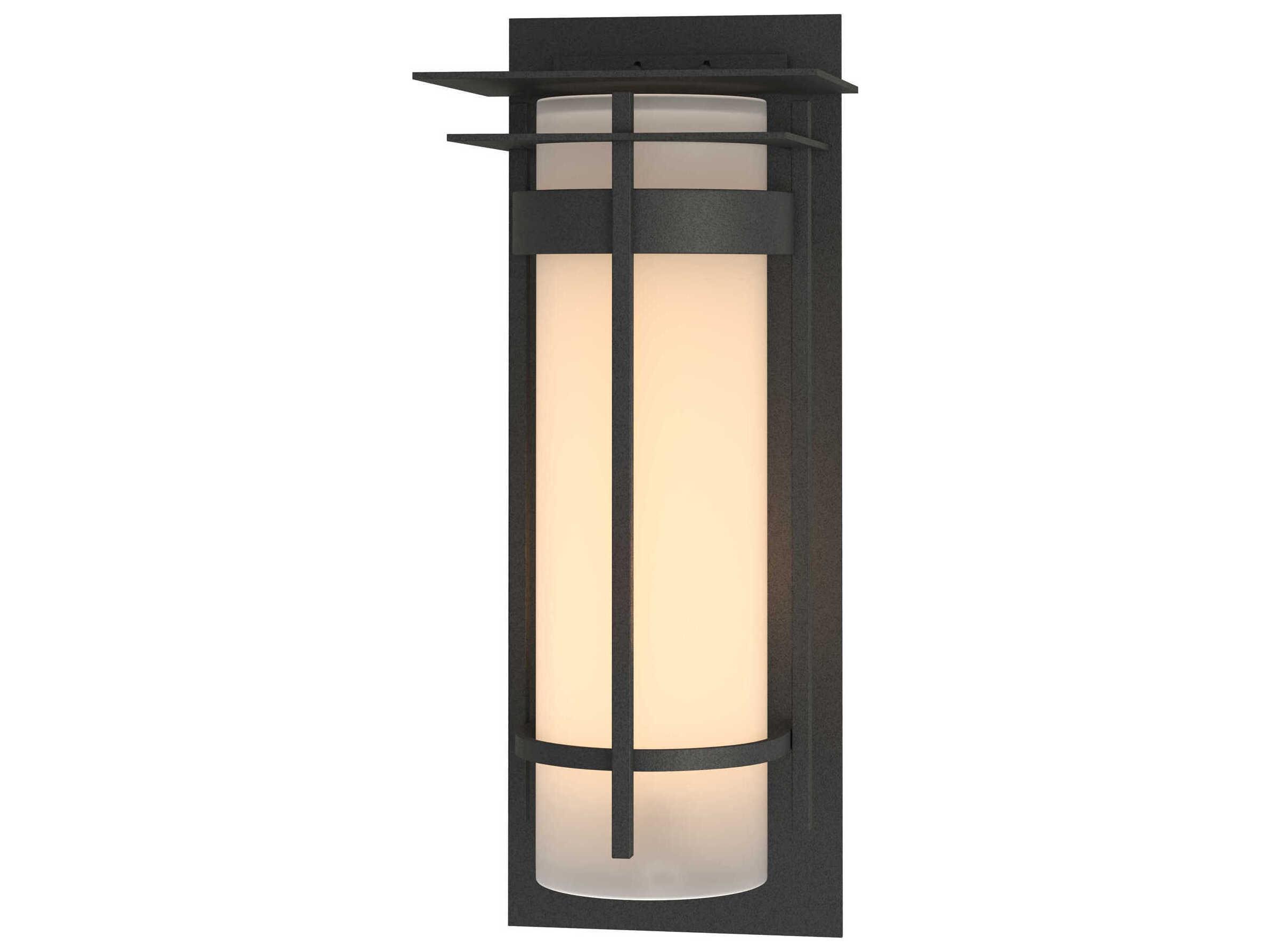 Hubbardton Forge Banded 1 - Light Incandescent Outdoor Wall Light