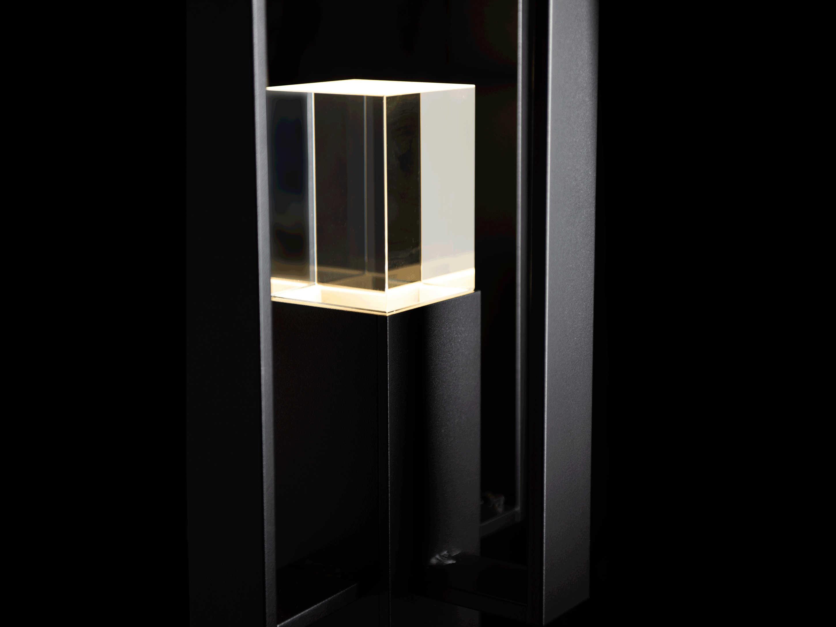Hubbardton Forge Shadow Box 1 - Light Glass Outdoor Path Light