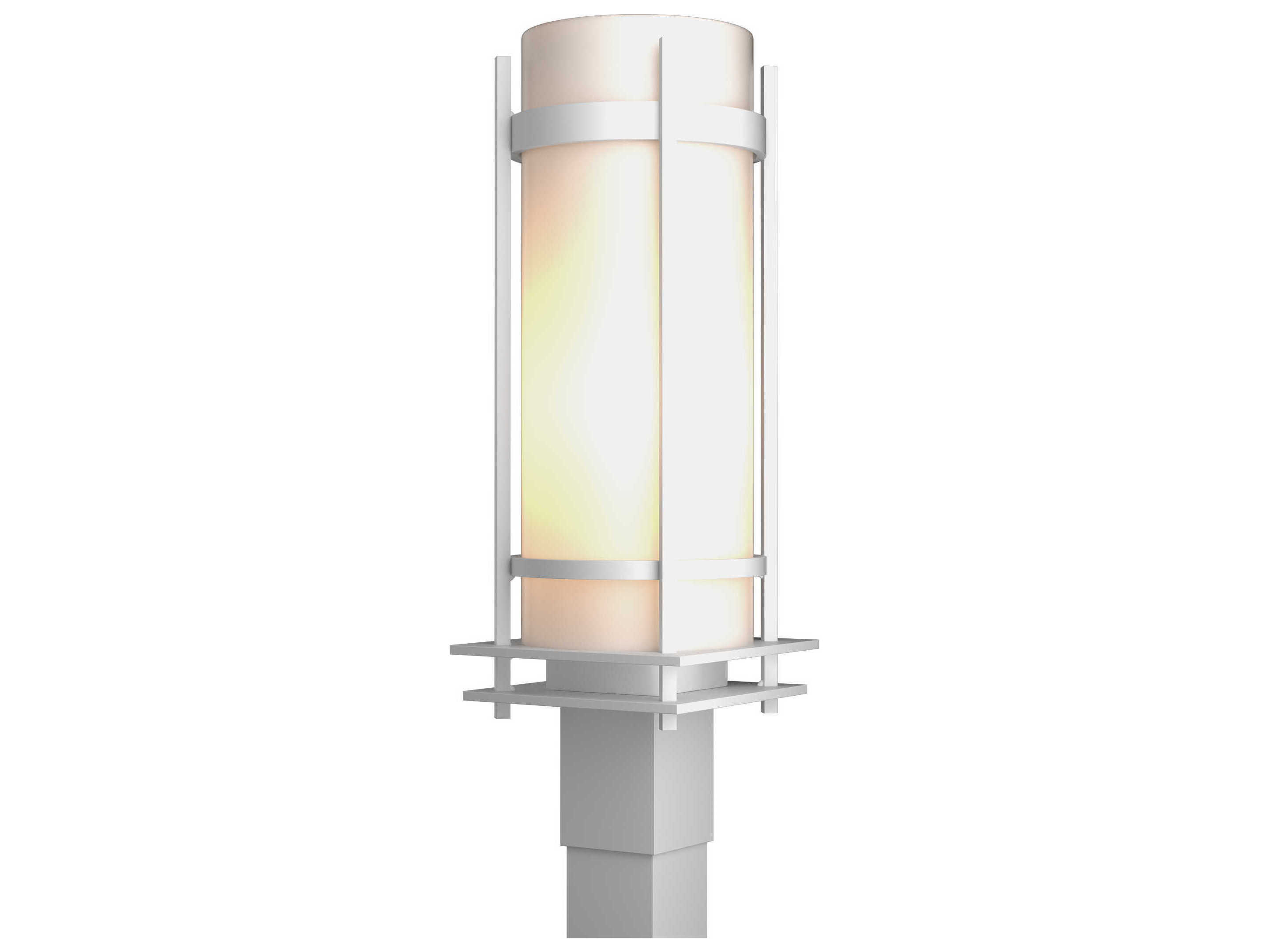 Hubbardton Forge Banded 1 - Light Incandescent Outdoor Post Light
