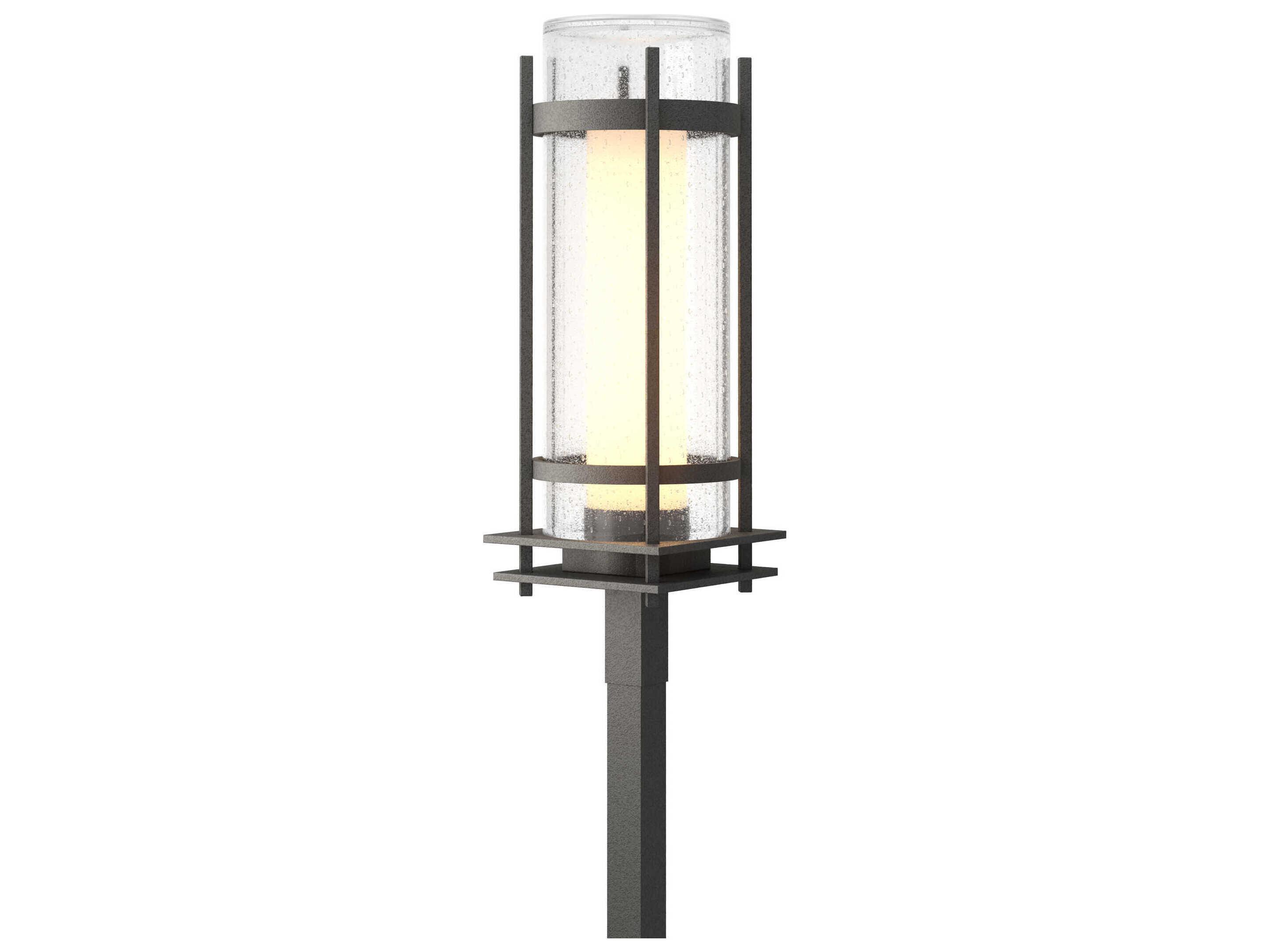 Hubbardton Forge Banded 1 - Light Outdoor Post Light