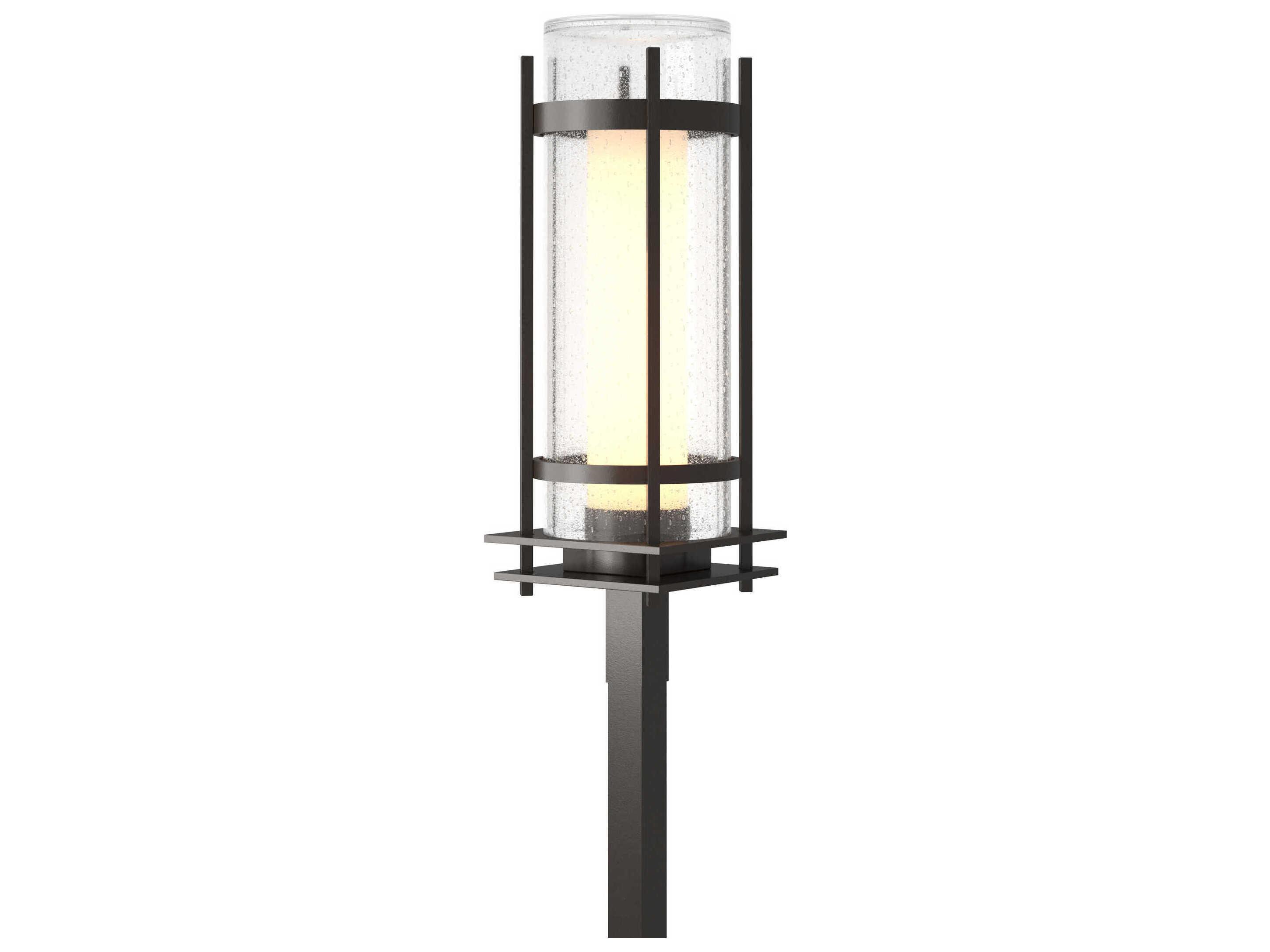 Hubbardton Forge Banded 1 - Light Outdoor Post Light