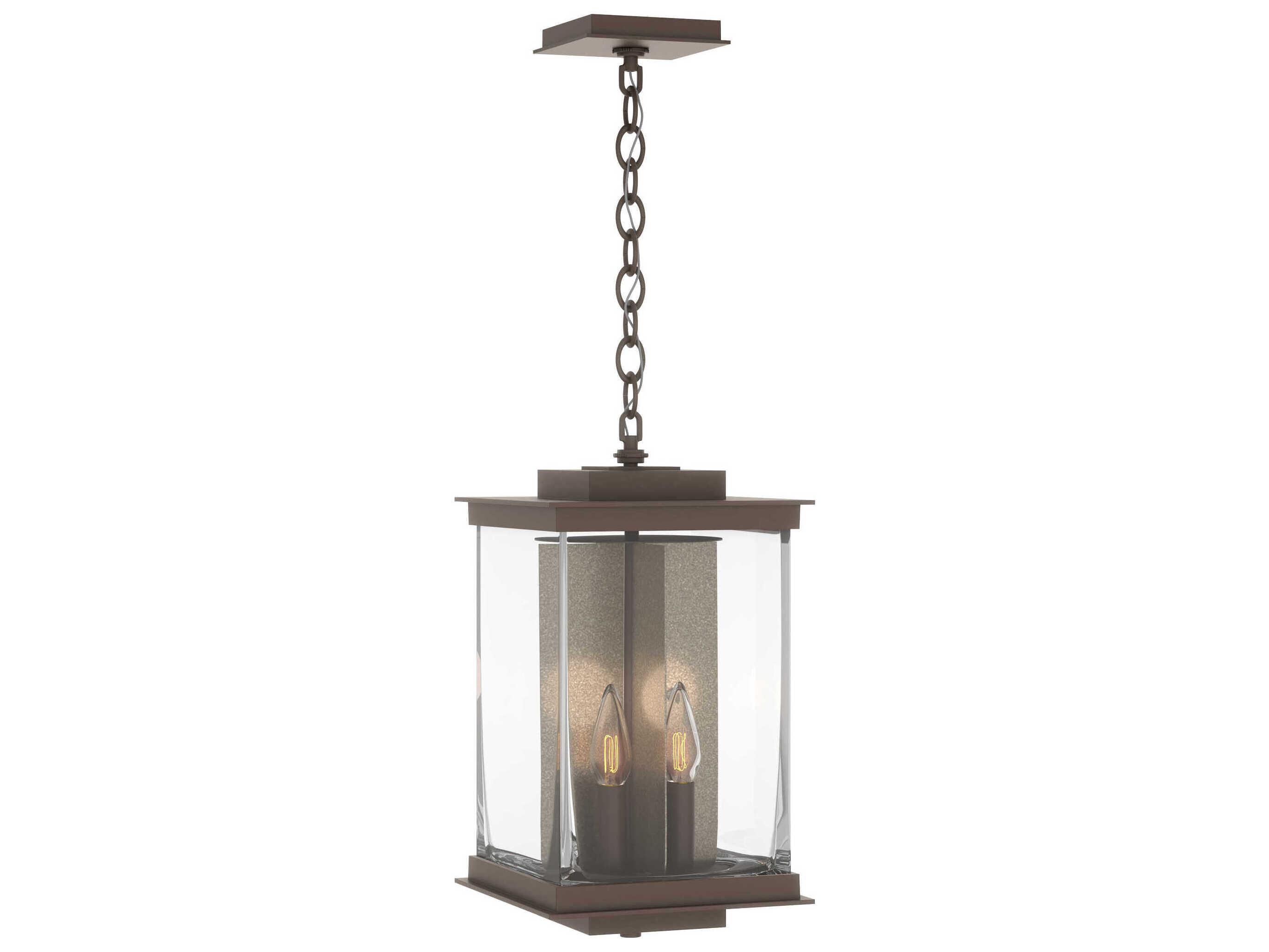 Hubbardton Forge Kingston 4 - Light Glass Outdoor Hanging Light