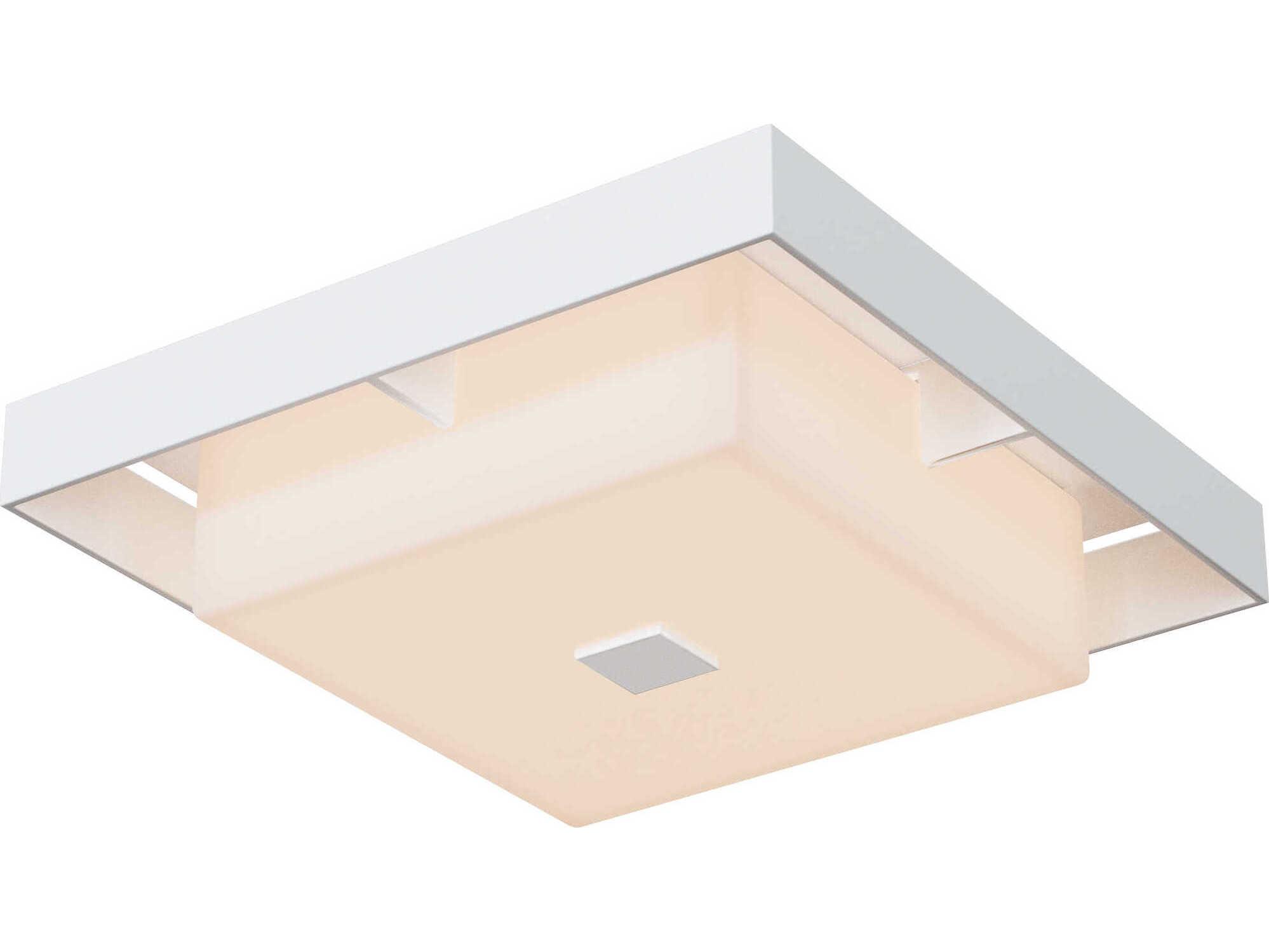 Hubbardton Forge Shadow Box 2-Light Outdoor Ceiling Light