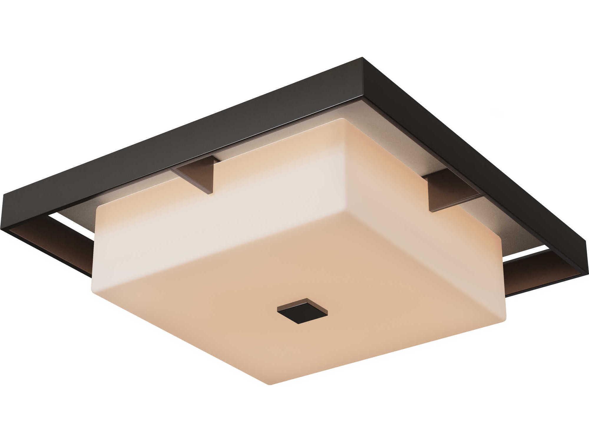 Hubbardton Forge Shadow Box 4-Light Outdoor Ceiling Light