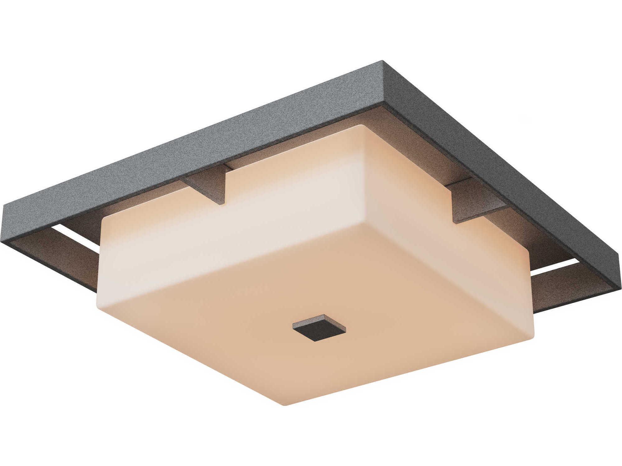 Hubbardton Forge Shadow Box 4-Light Outdoor Ceiling Light