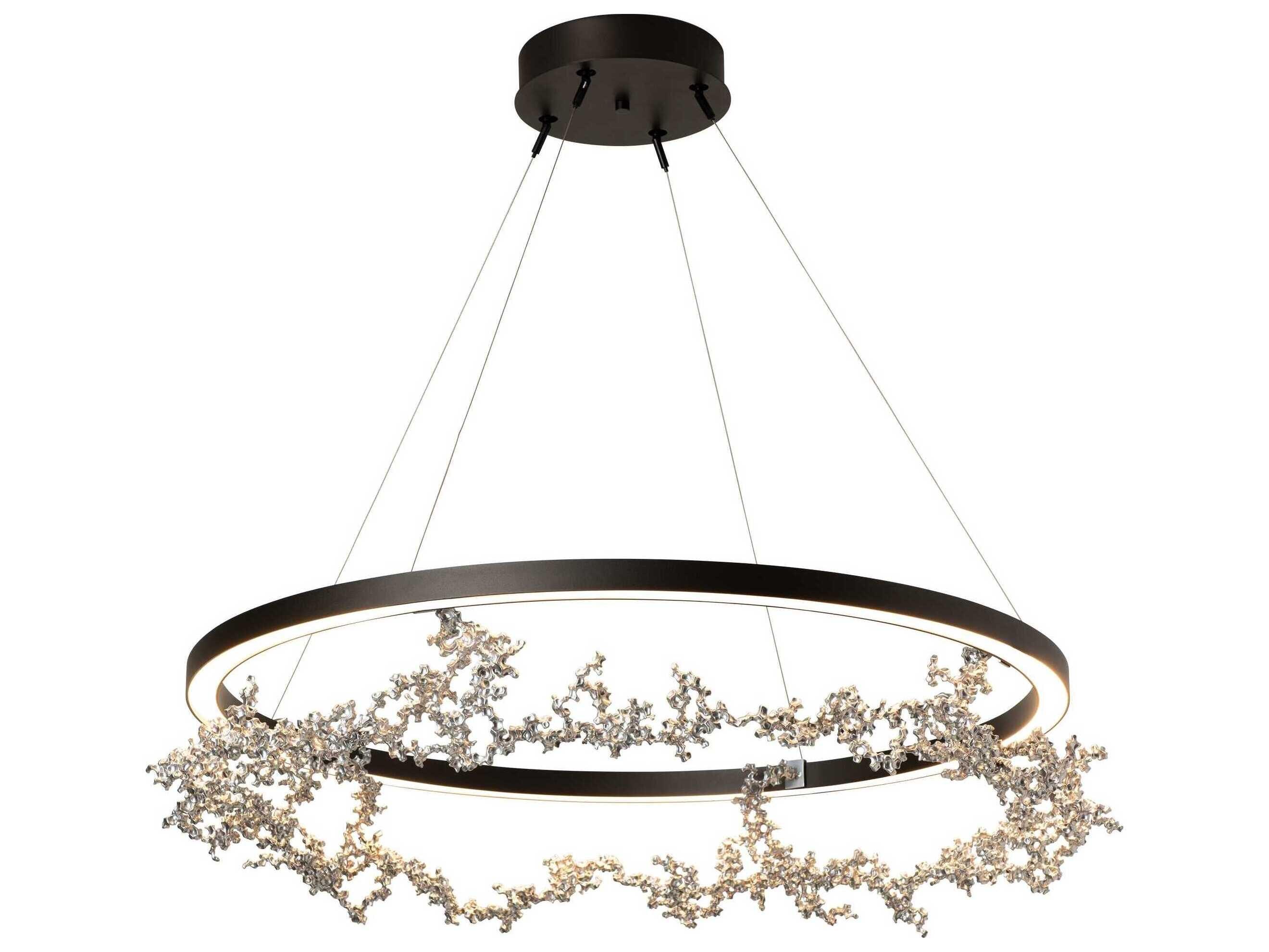 Hubbardton Forge Art + Alchemy Coral 1-Light Round Pendant