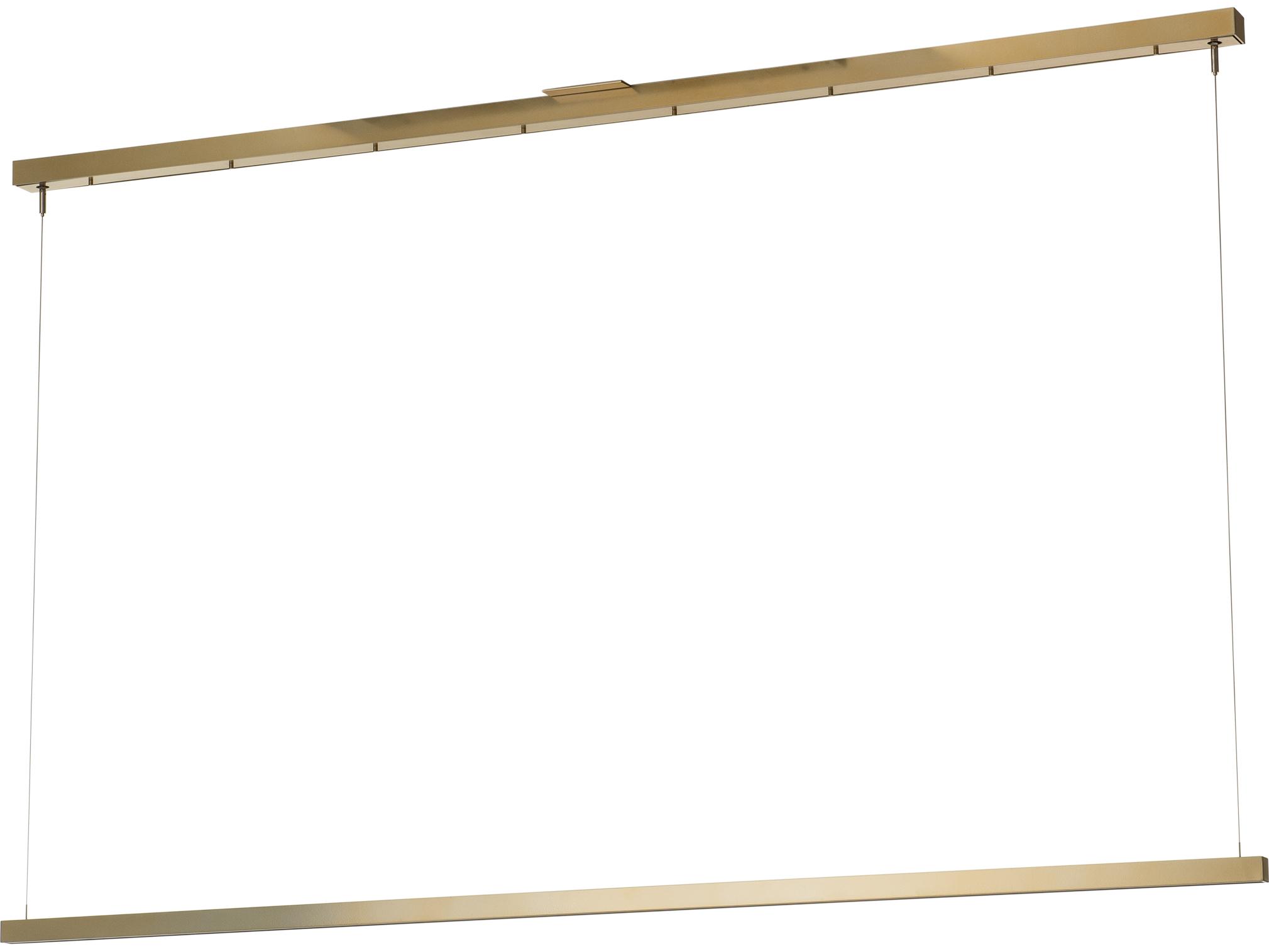 Hubbardton Forge Art + Alchemy Ingot 1-Light LED Linear Island Pendant