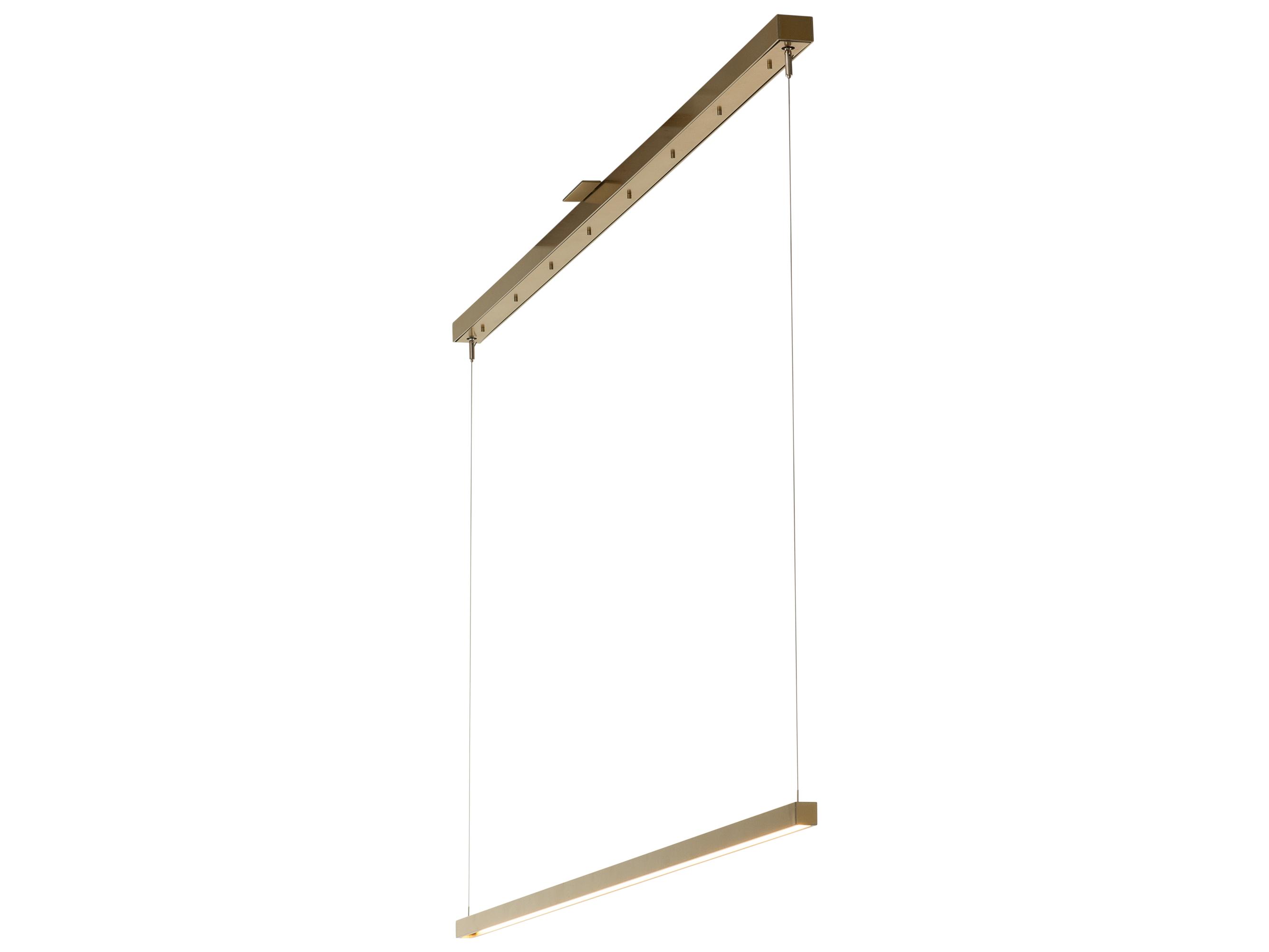 Hubbardton Forge Art + Alchemy Ingot 1-Light LED Linear Island Pendant
