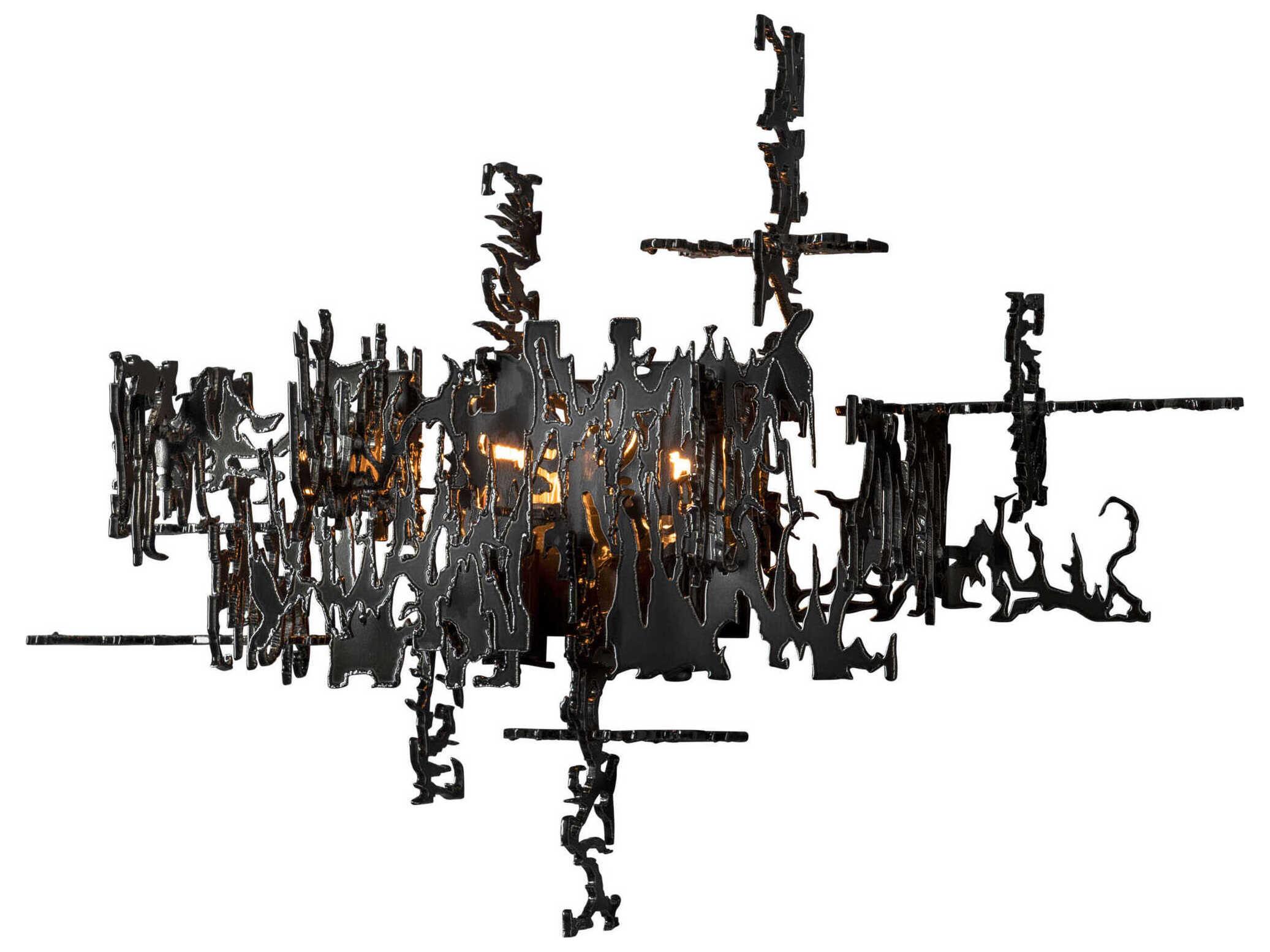 Hubbardton Forge Art + Alchemy Brutus 2-Light Wall Sconce