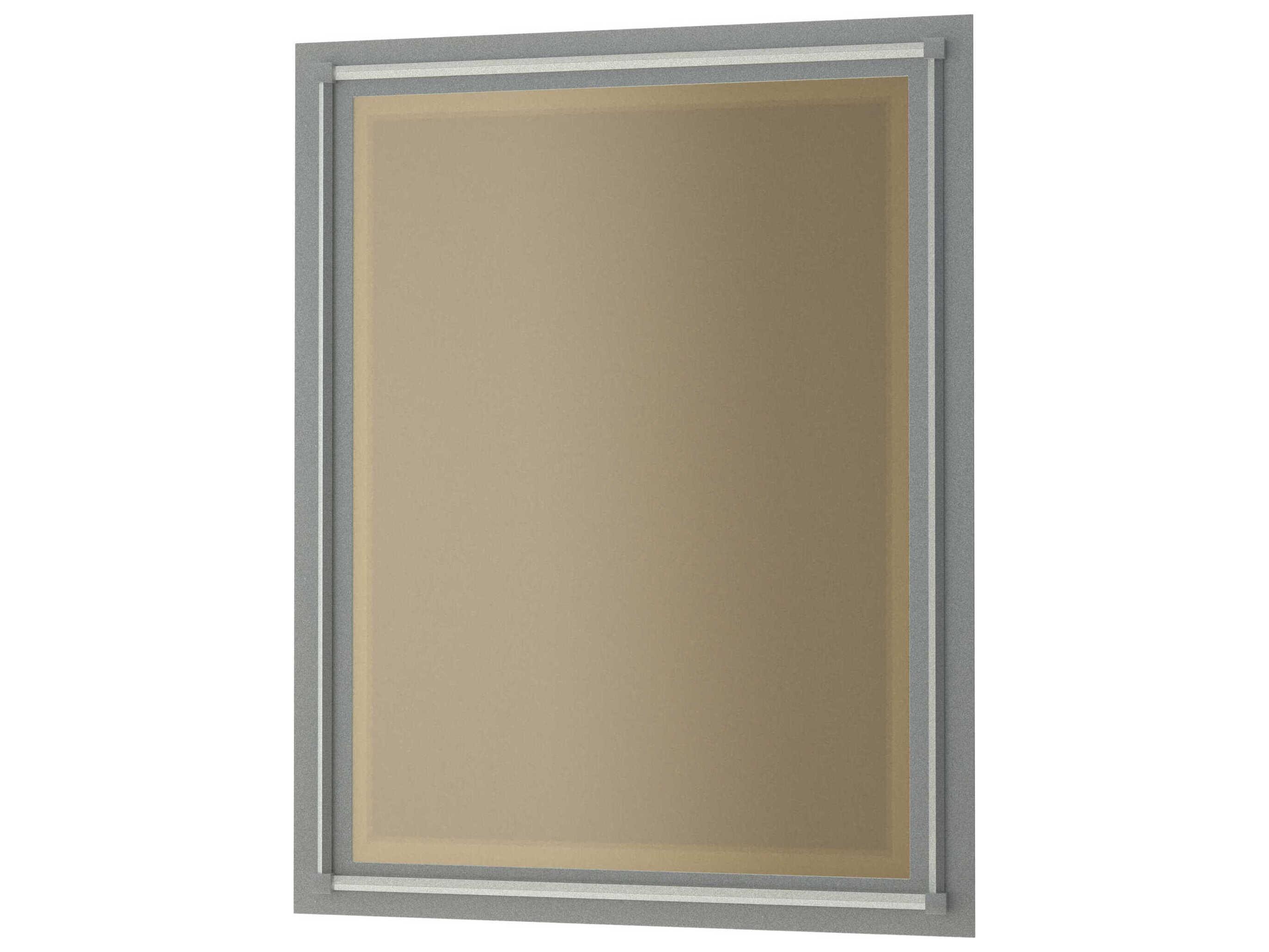 Hubbardton Forge Rook Rectangular Wall Mirror