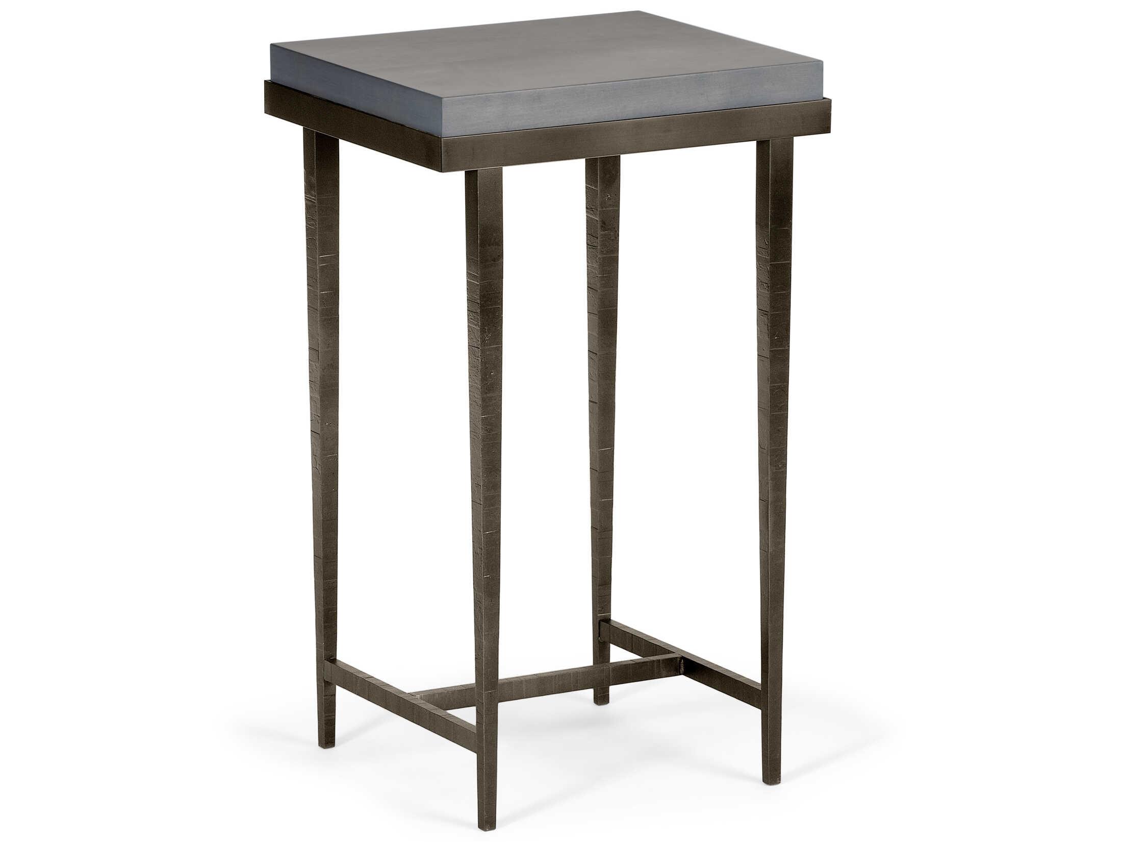 Hubbardton Forge Wick Rectangular Wood End Table