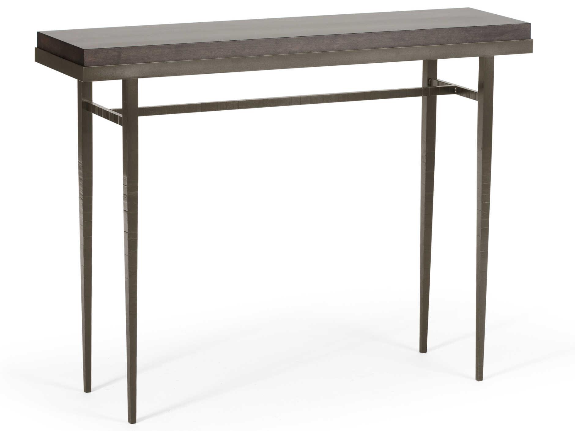 Hubbardton Forge Wick Rectangular Wood Console Table