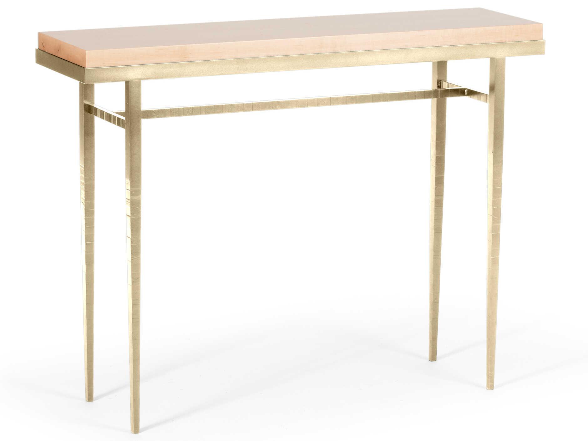 Hubbardton Forge Wick Rectangular Wood Console Table