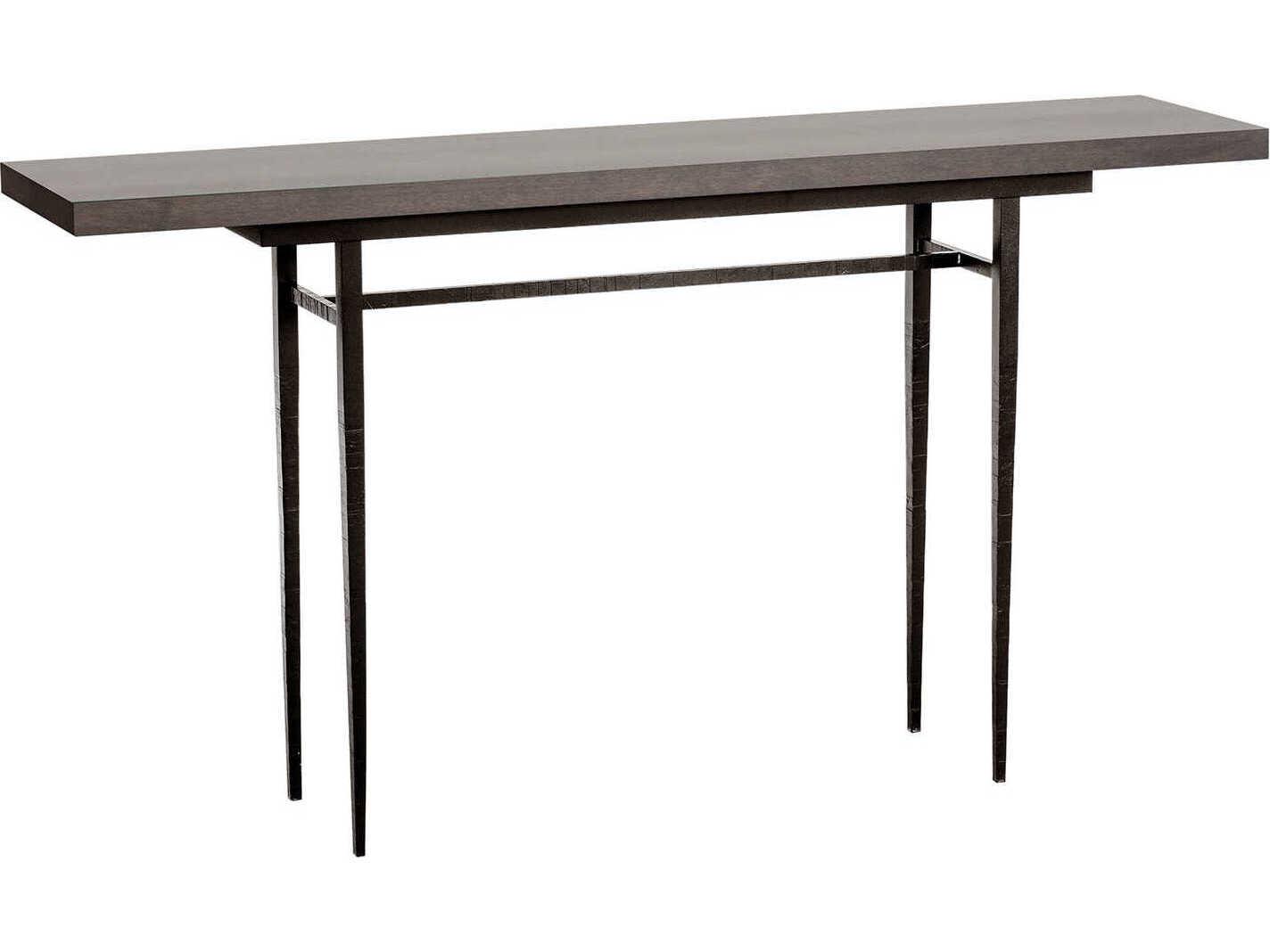 Hubbardton Forge Wick Rectangular Wood Console Table