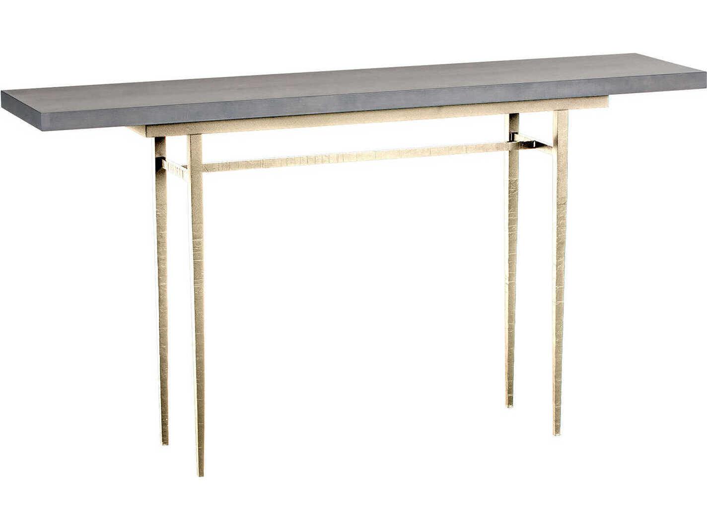 Hubbardton Forge Wick Rectangular Wood Console Table