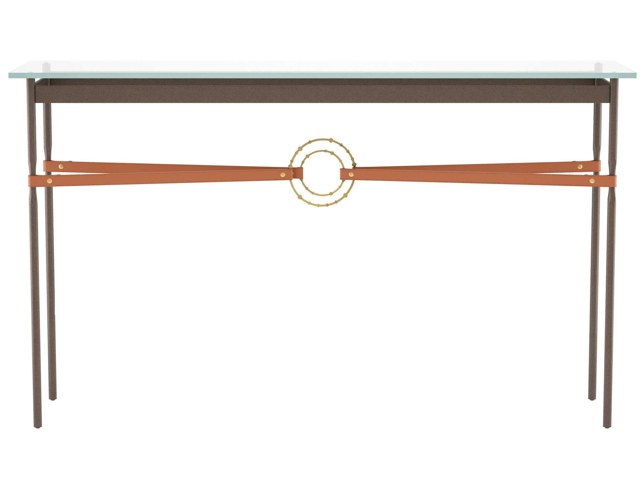 Hubbardton Forge Equus Rectangular Glass Console Table