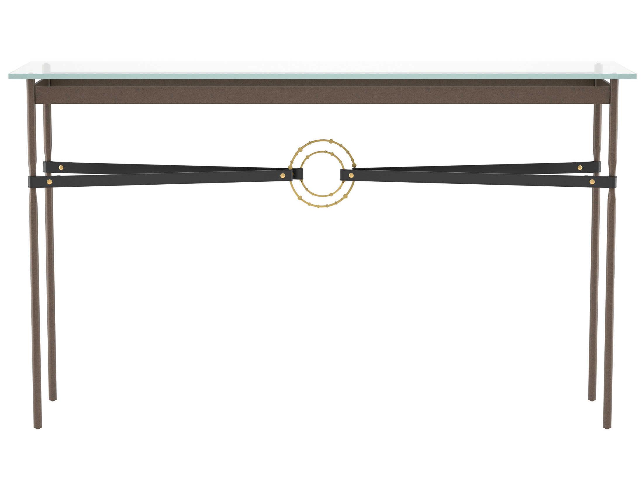Hubbardton Forge Equus Rectangular Glass Console Table