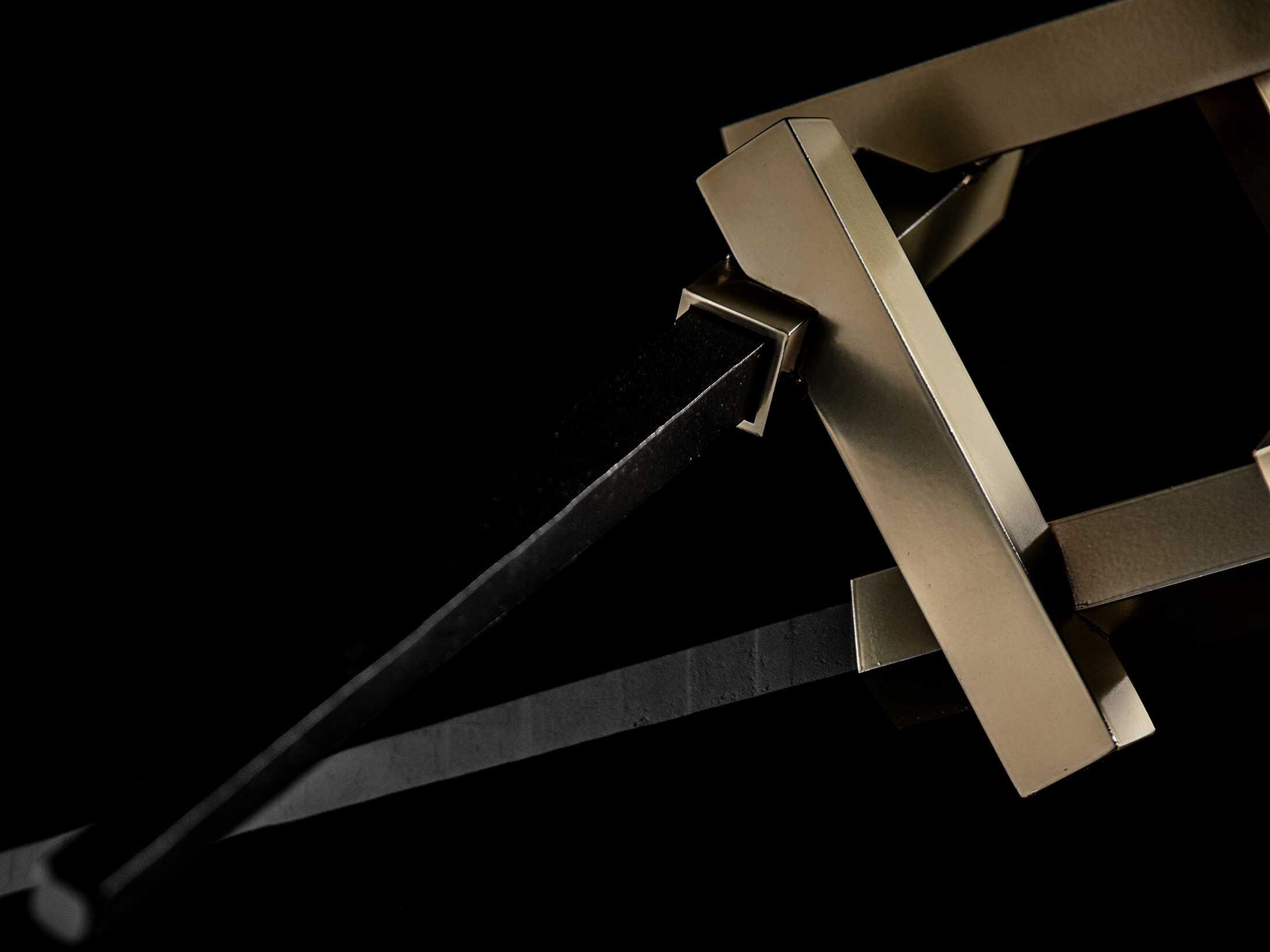 Hubbardton Forge Crux Round Glass Coffee Table