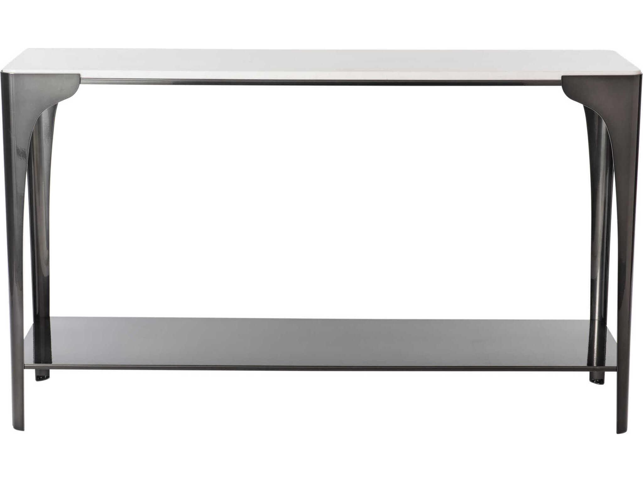 Hubbardton Forge Cove Rectangular Marble Console Table