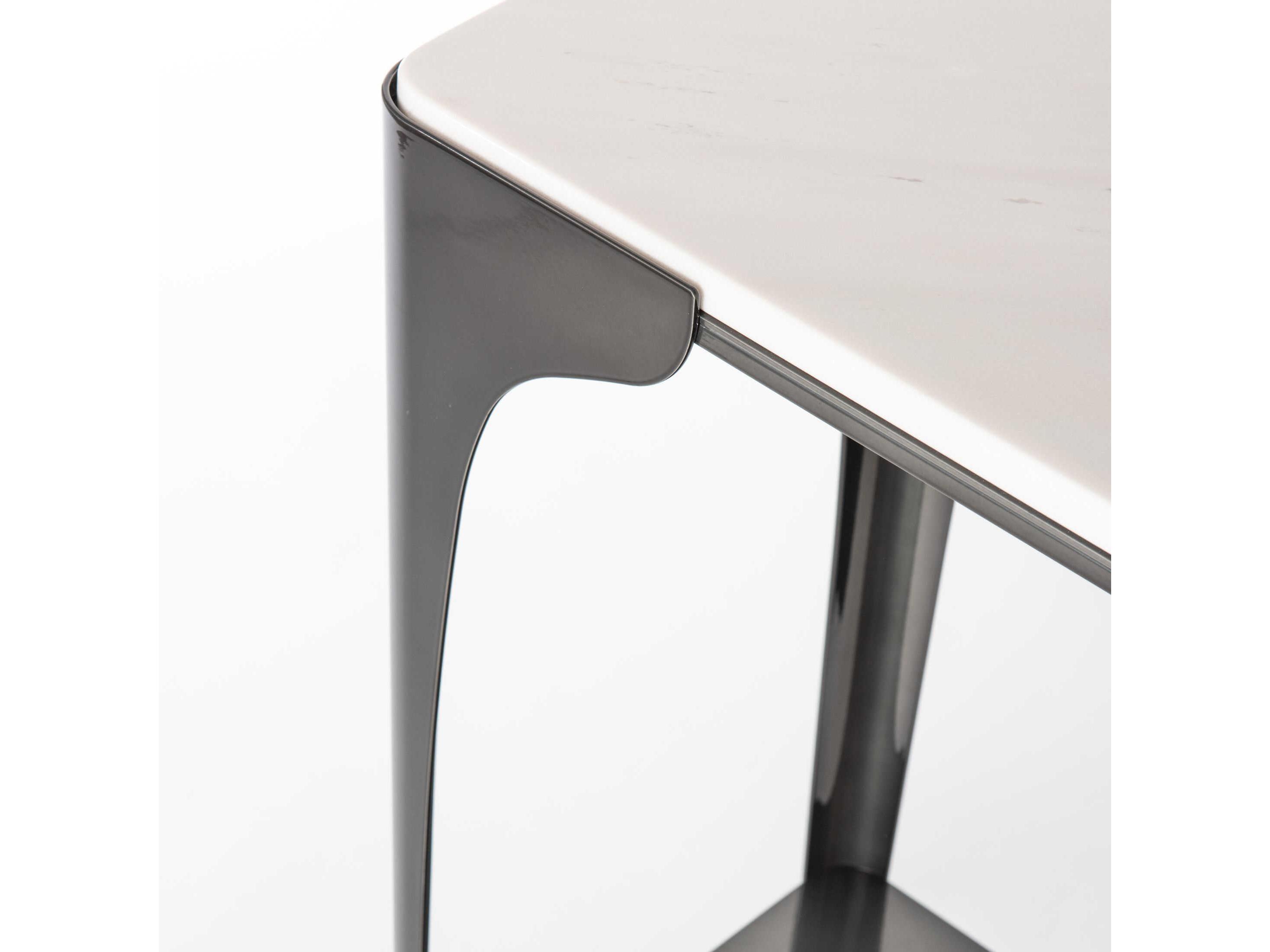 Hubbardton Forge Cove Rectangular Marble Console Table