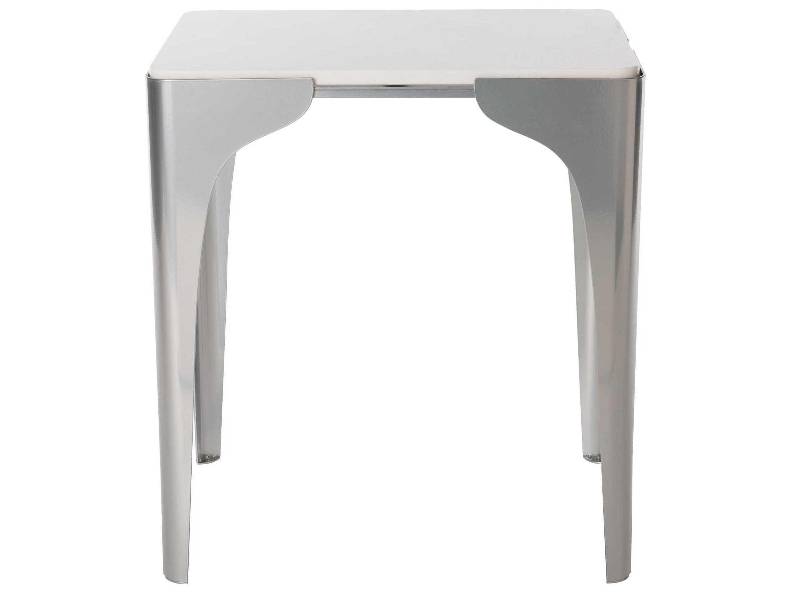 Hubbardton Forge Cove Rectangular Marble End Table