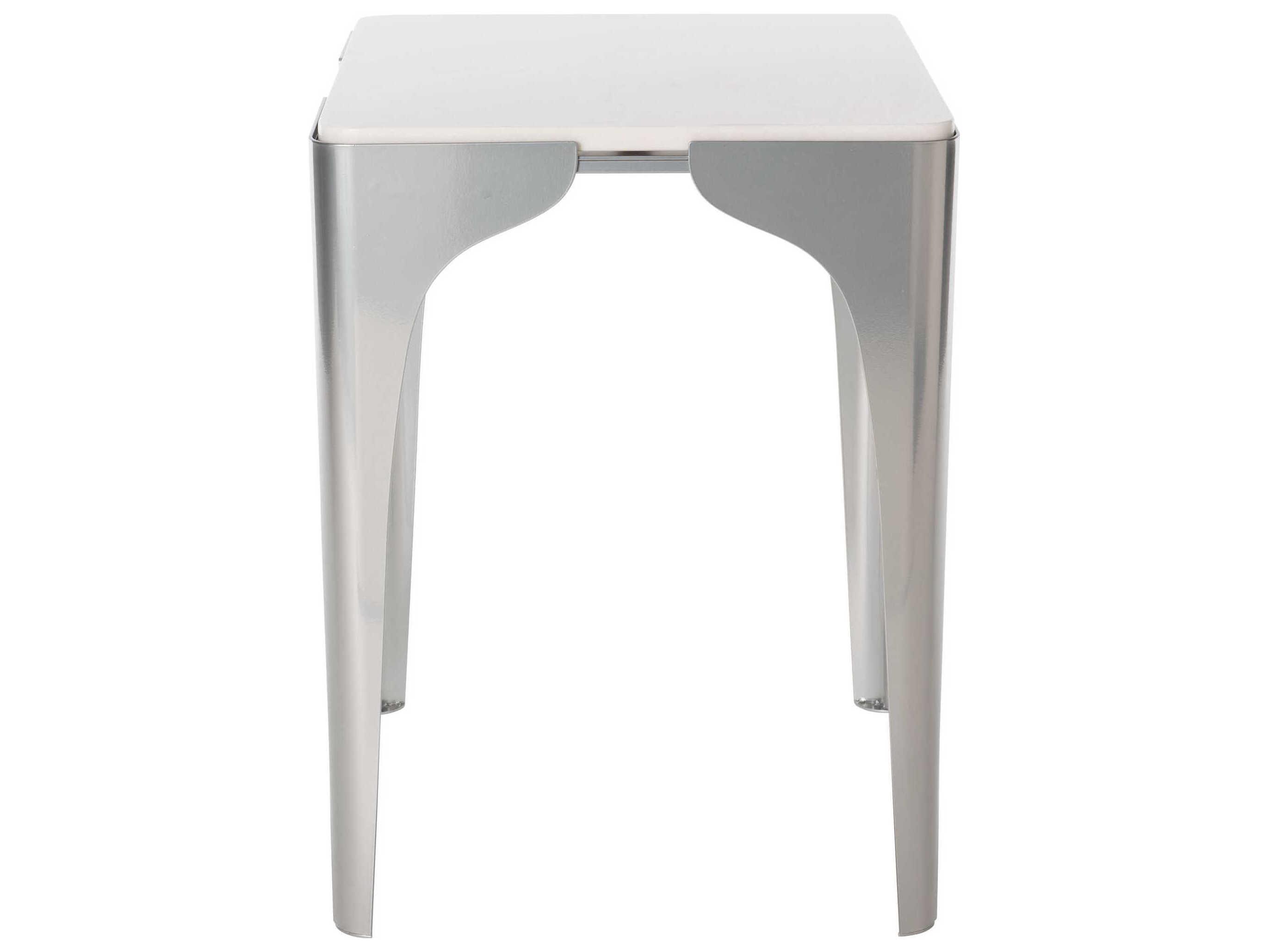 Hubbardton Forge Cove Rectangular Marble End Table