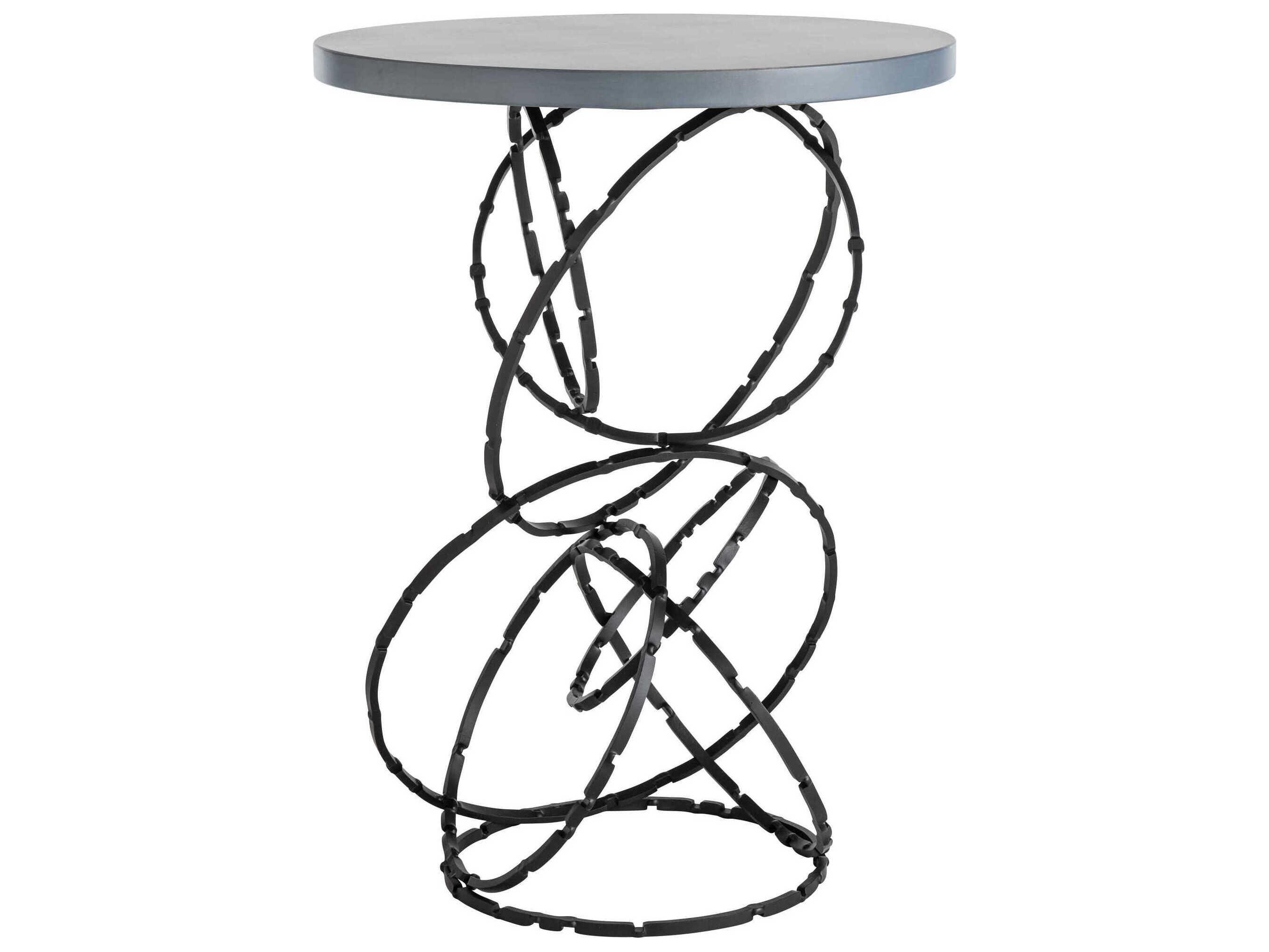 Hubbardton Forge Olympus Round Wood End Table