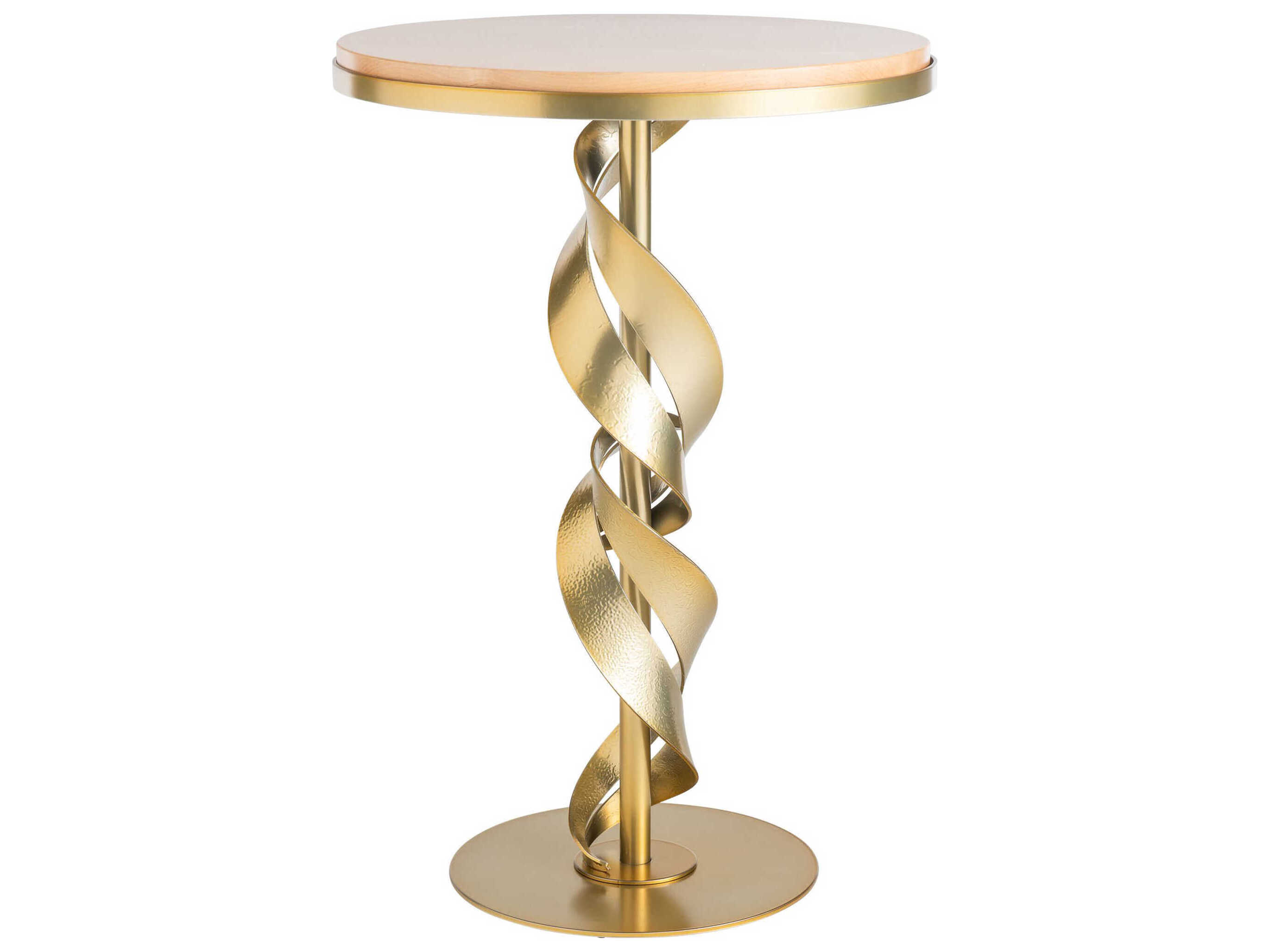 Hubbardton Forge Folio Round Glass End Table