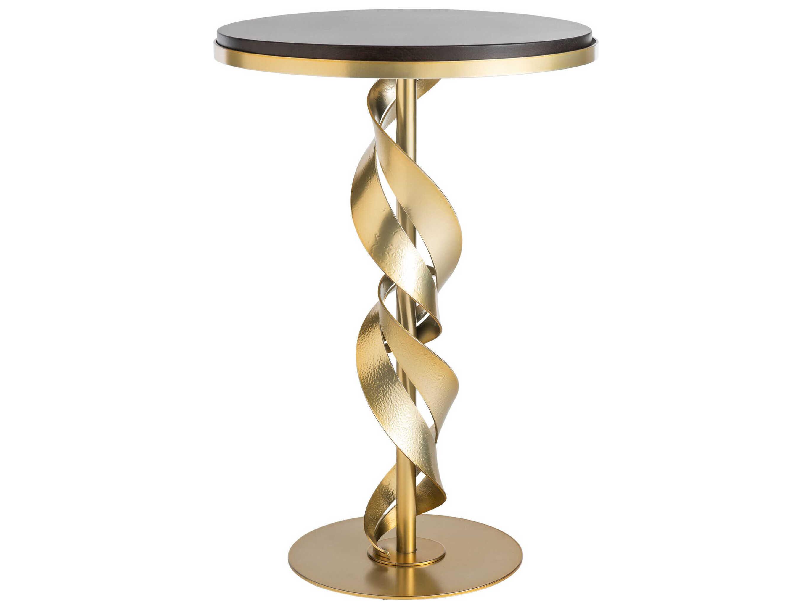 Hubbardton Forge Folio Round Glass End Table