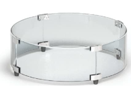 Homecrest Fire Pit Table 22.5 Round Glass Guard
