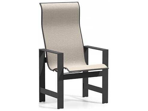 Homecrest Grace Sling Aluminum High Back Dining Chair
