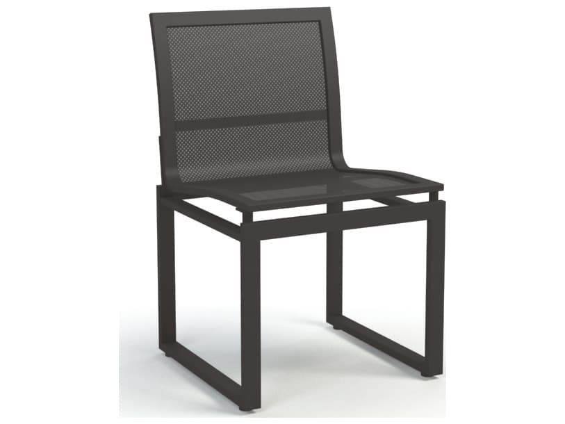 Homecrest Allure Mesh Aluminum Outdoor Patio Dining Side Chair