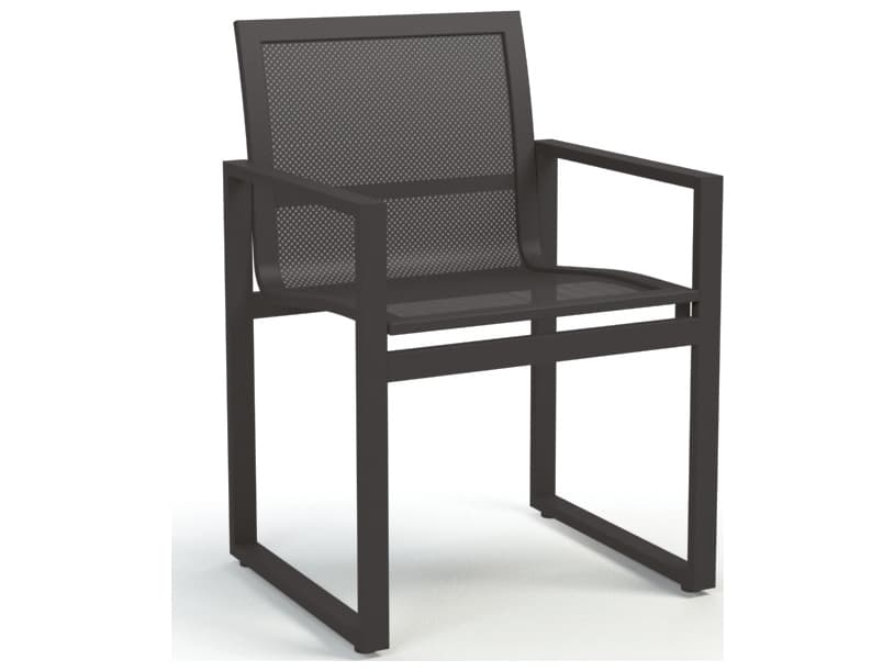 Homecrest Allure Mesh Aluminum Outdoor Patio Dining Arm Chair
