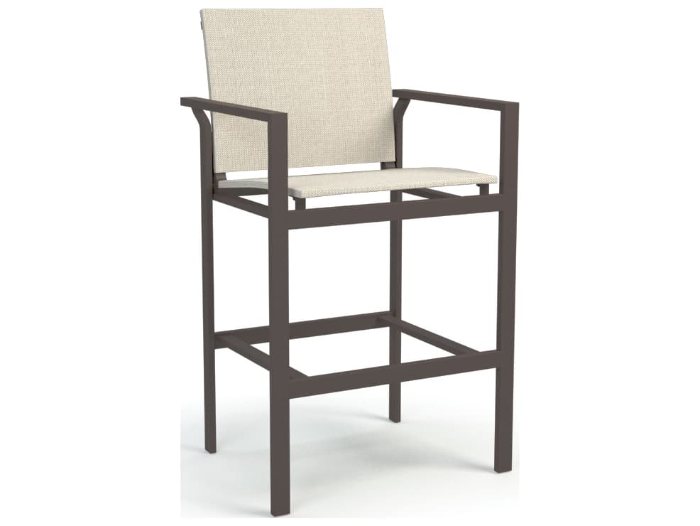 Homecrest Allure Sling Aluminum Bar Arm Stool