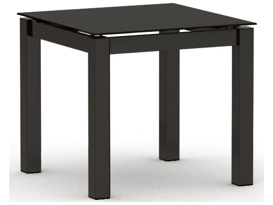 Homecrest Mode Aluminum Square Outdoor End Table