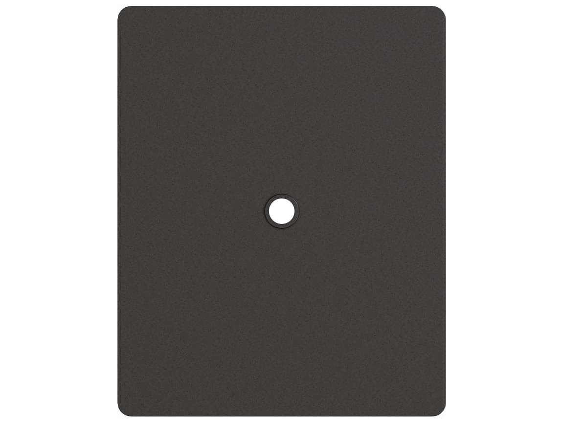 Homecrest Mode Club Aluminum Rectangular Table Top with Umbrella Hole