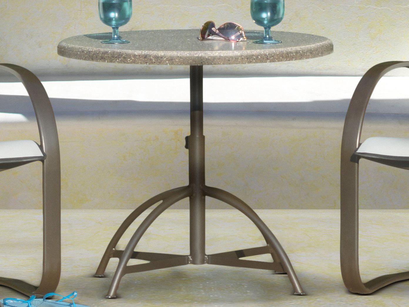 Homecrest Universal Aluminum Round Adjustable End Table Base