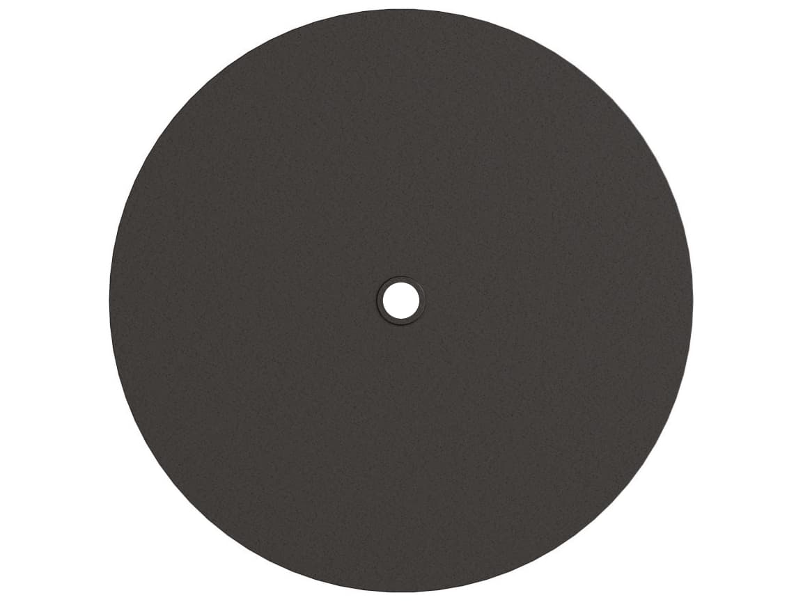 Homecrest Mode Club Aluminum Round Table Top with Umbrella Hole