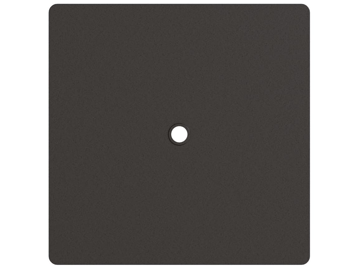 Homecrest Mode Club Aluminum Square Table Top with Umbrella Hole