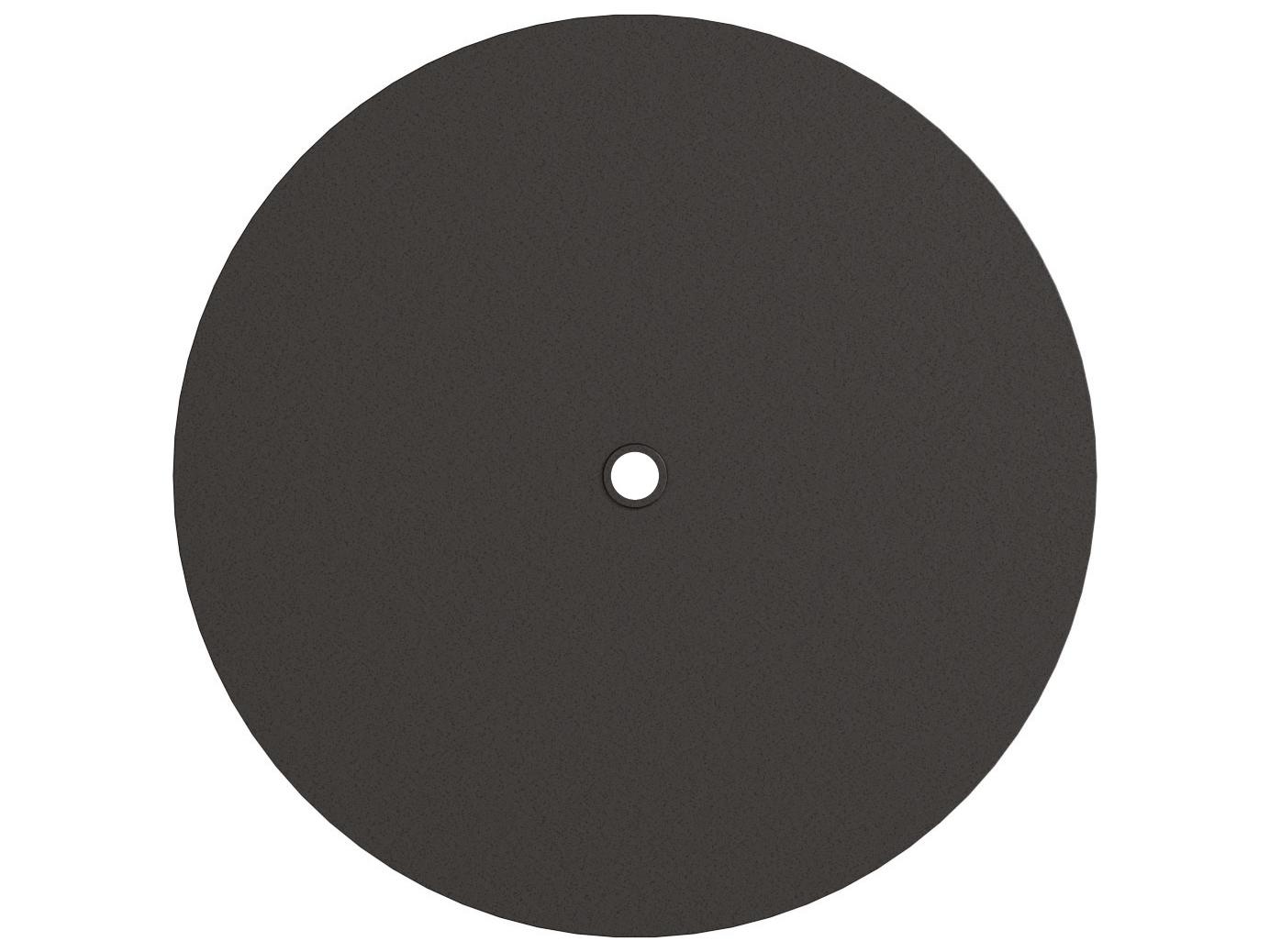 Homecrest Mode Club Aluminum Round Table Top with Umbrella Hole