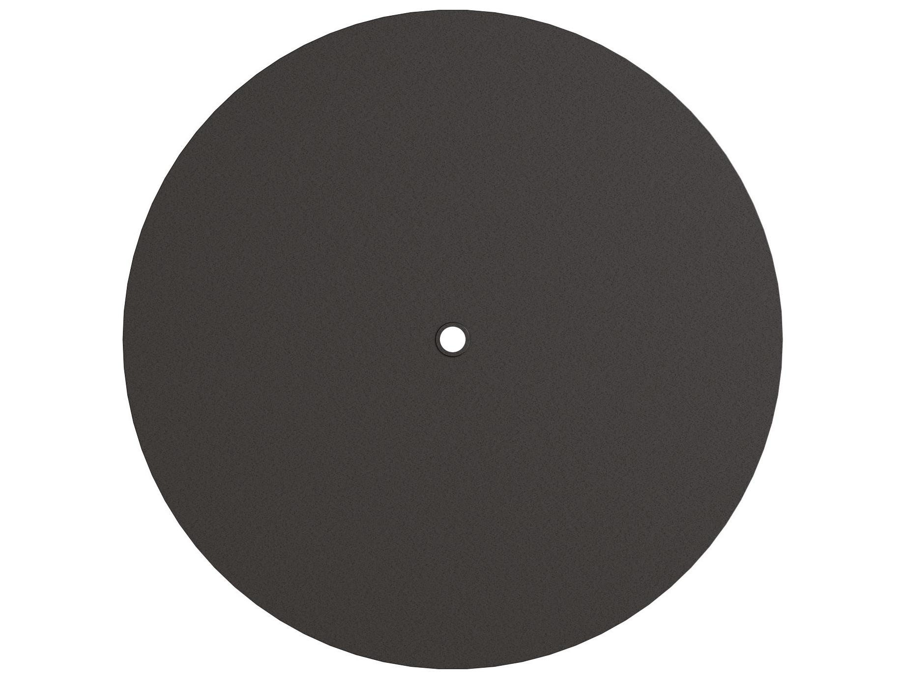 Homecrest Mode Club Aluminum Round Table Top with Umbrella Hole