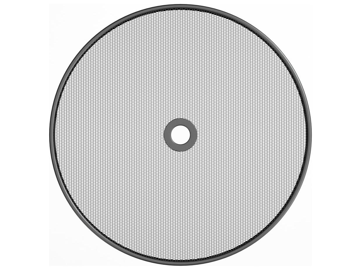 Homecrest Mesh Aluminum Round Table Top with Umbrella Hole